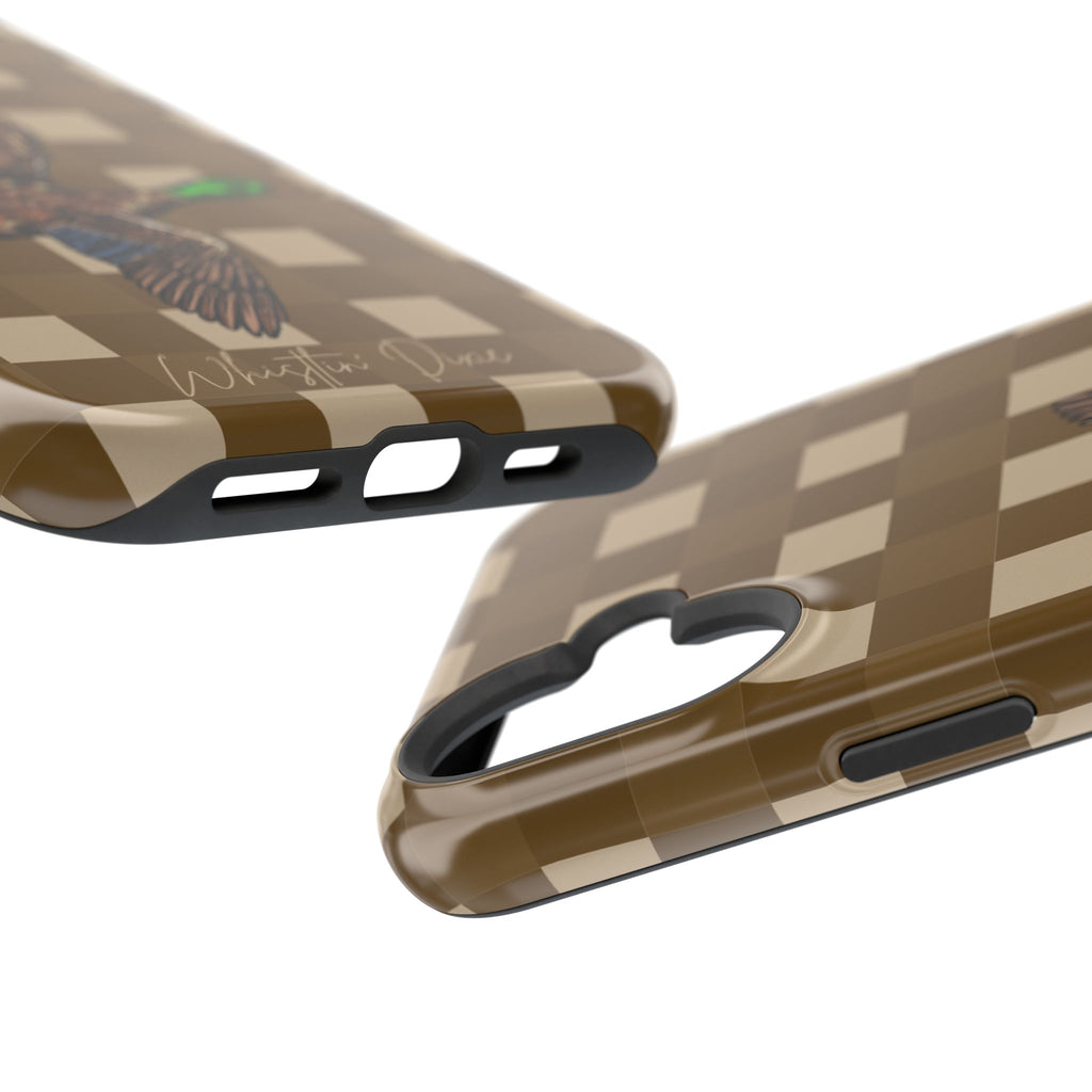 Duck Plaid Magnetic Impact-Resistant Phone Case