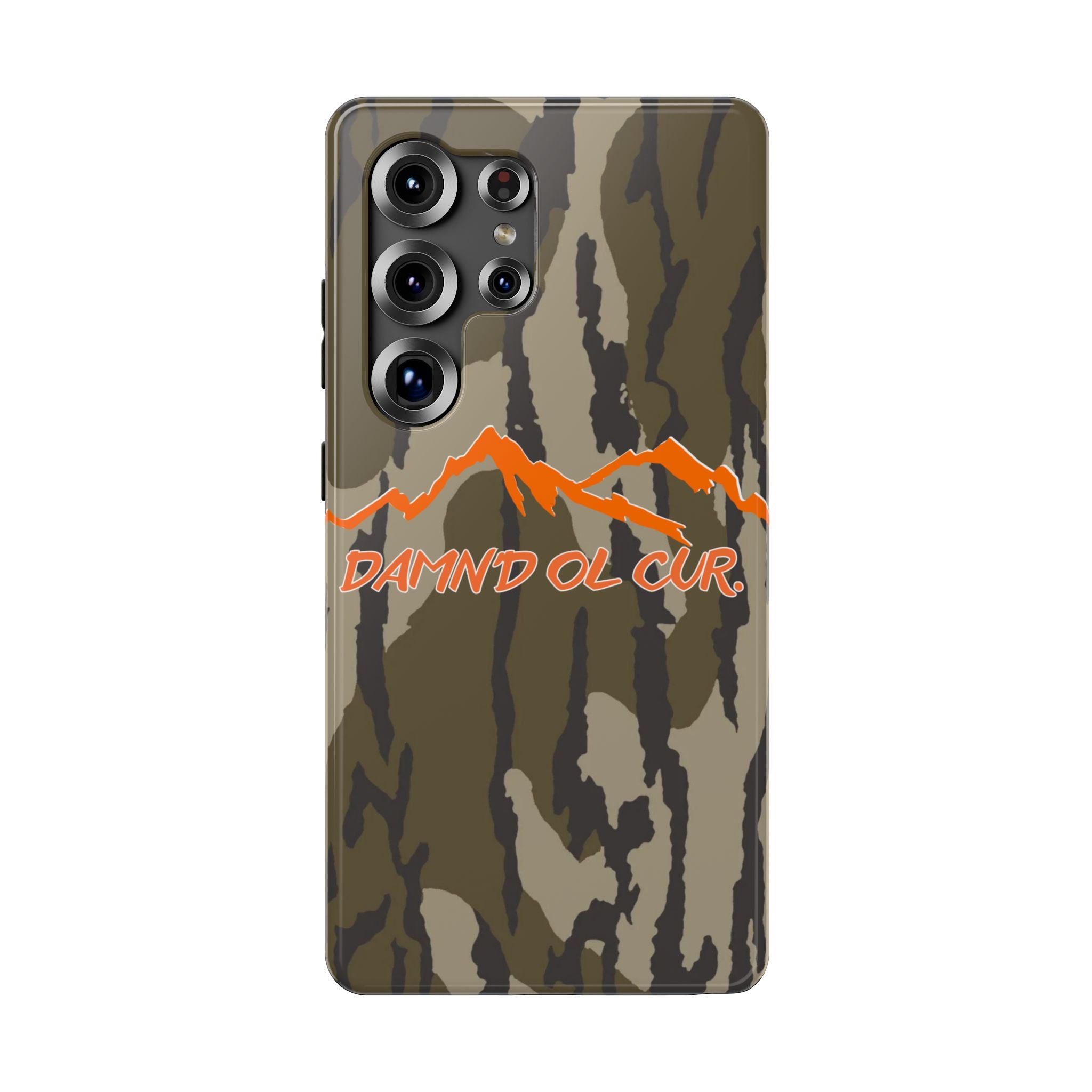 Camo Mountain Impact-Resistant Phone Case — 'Damn'd O'Clur' Outdoor Protective Cover