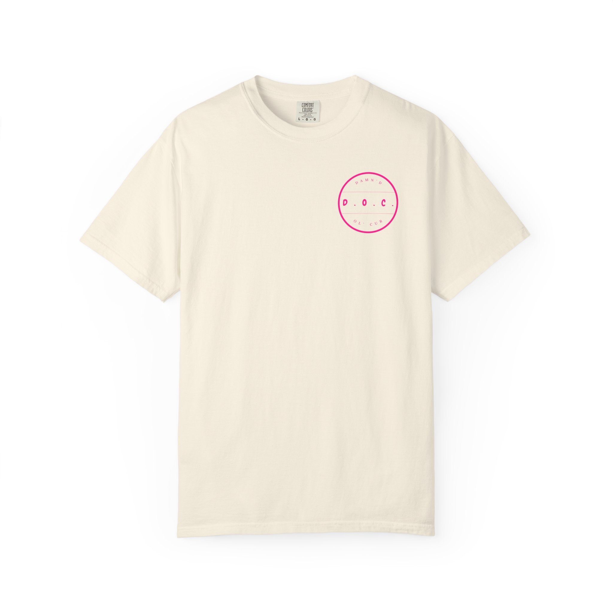 Dog Portrait T‑Shirt — 'Damn'd Ol Cur Co.' Graphic Tee