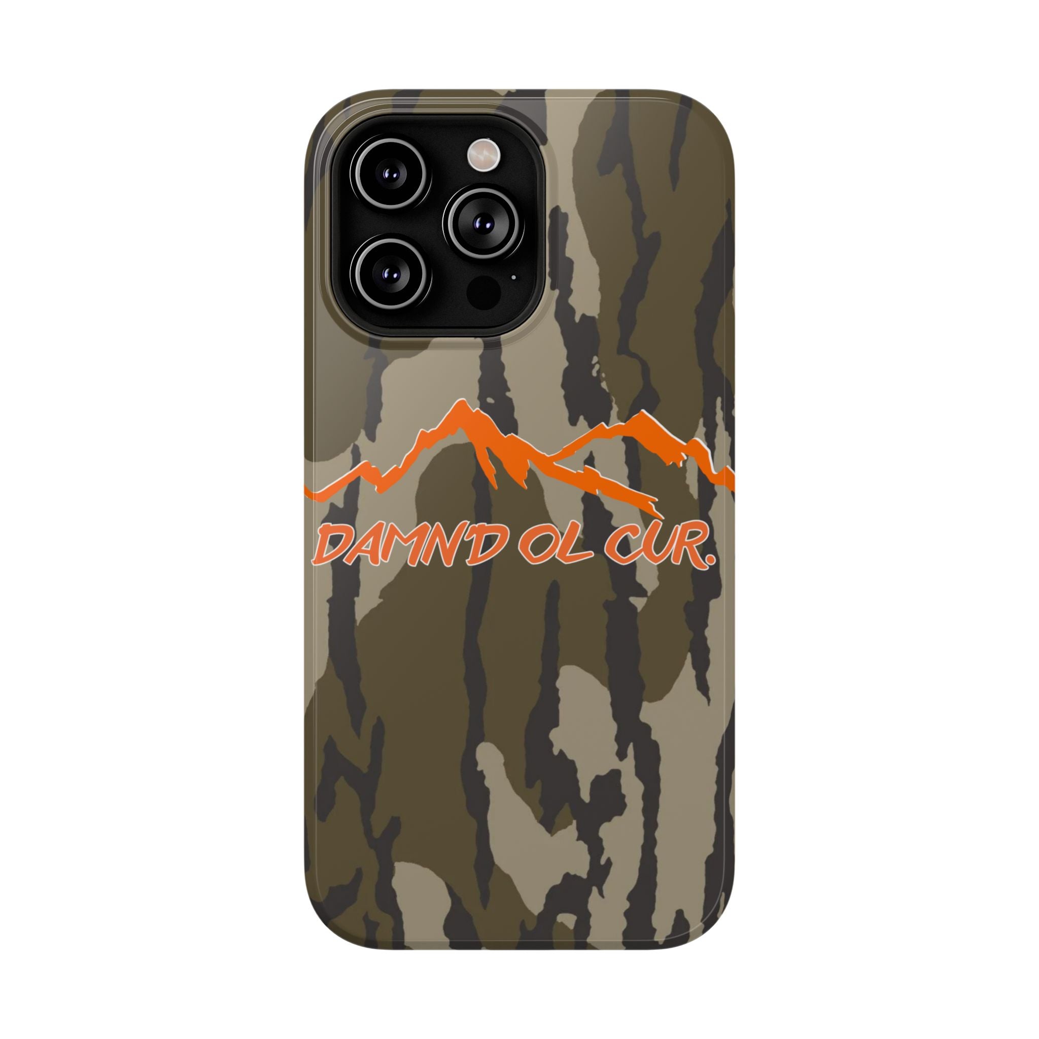Camo Mountain Impact-Resistant Phone Case — 'Damn'd O'Clur' Outdoor Protective Cover