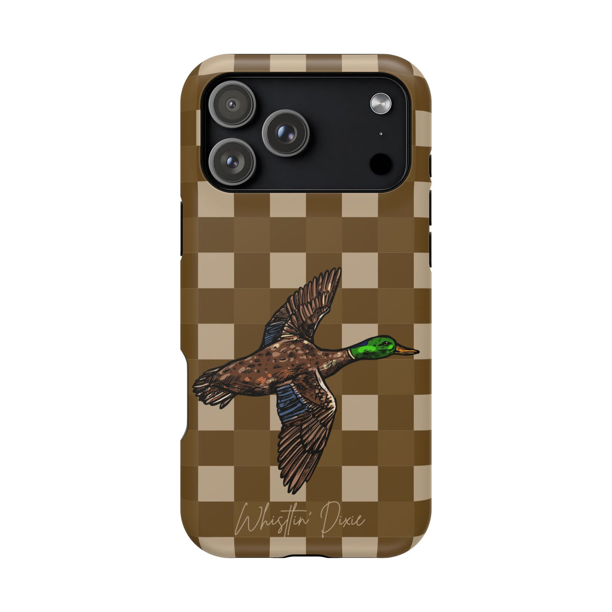 Duck Plaid Magnetic Impact-Resistant Phone Case