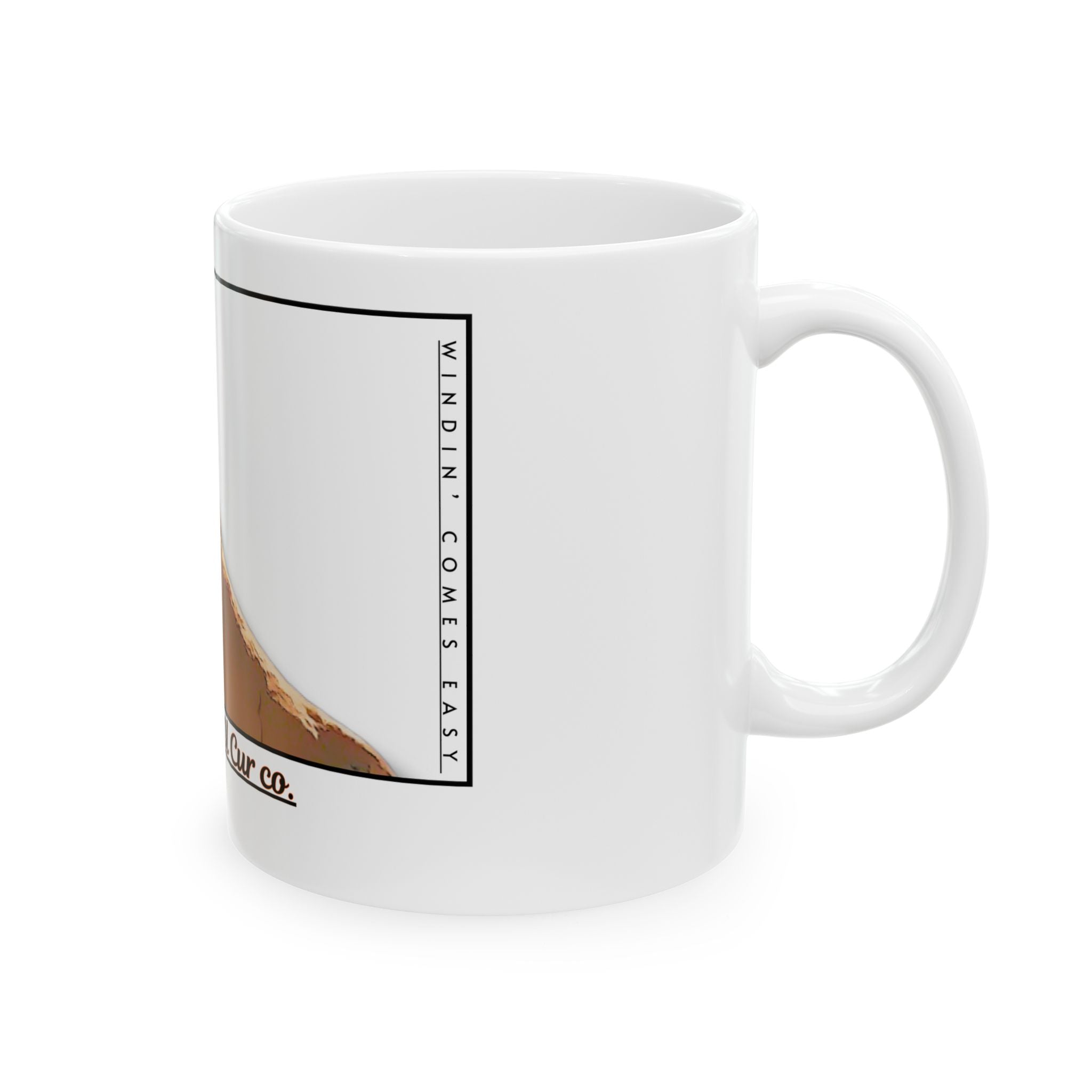 Dog Lover Ceramic Mug – 'Damn'd Ol Cur Co.'  Art Coffee Cup (11oz/15oz)