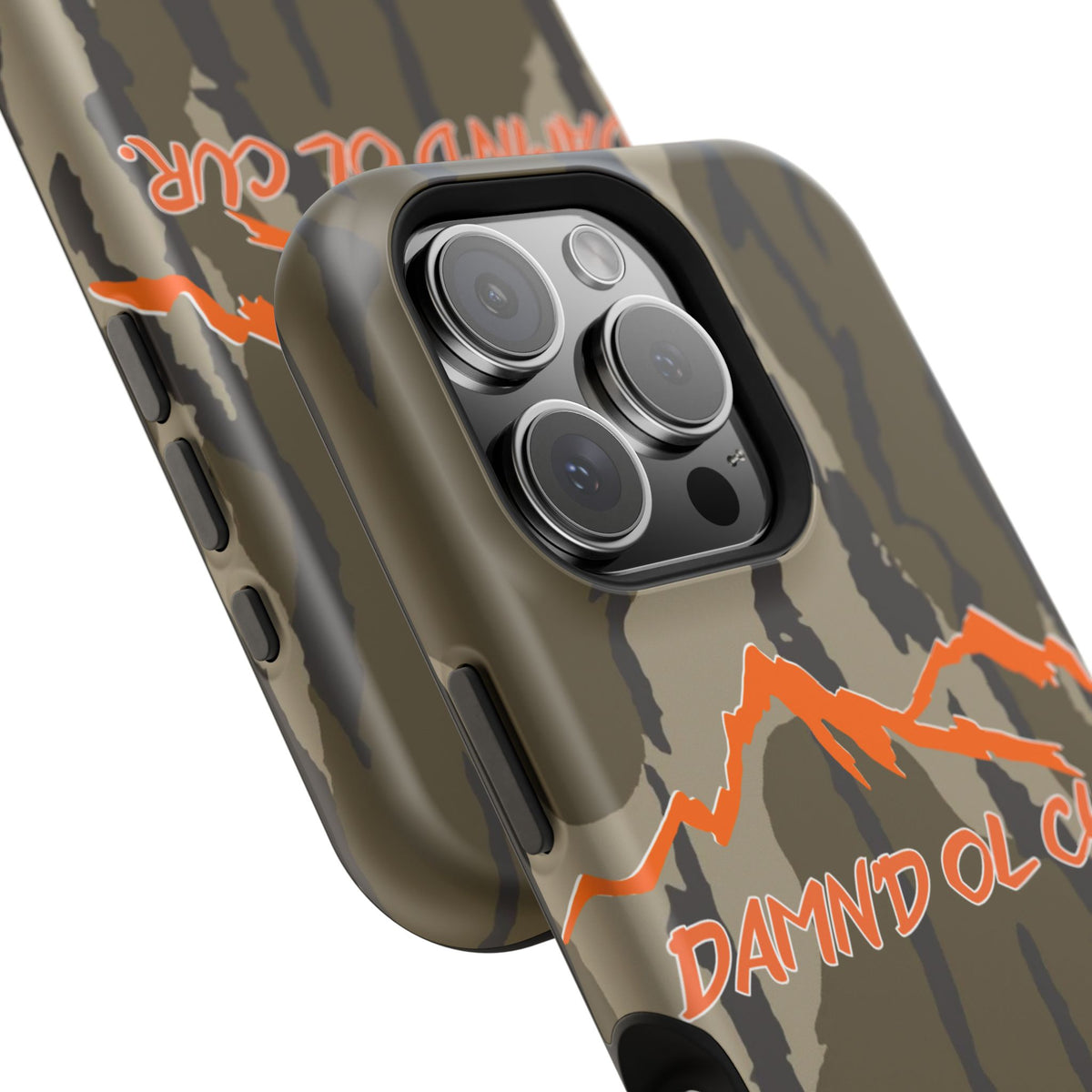 Camo Mountain Impact-Resistant Phone Case — 'Damn'd O'Clur' Outdoor Protective Cover