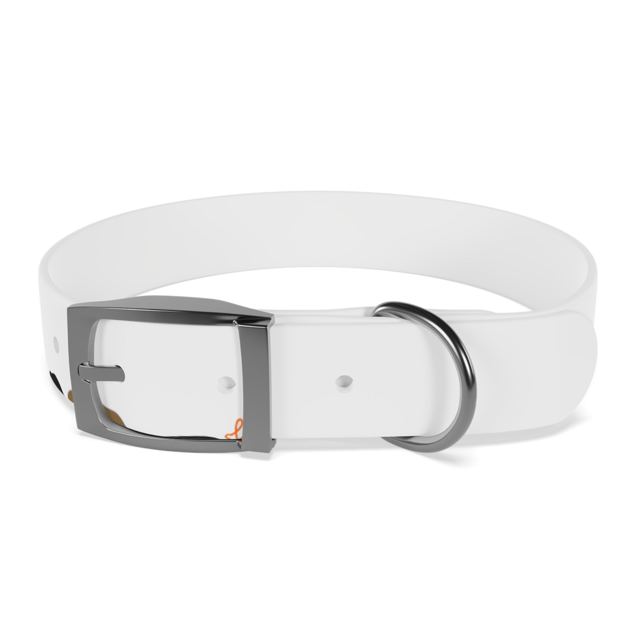 Camo Spots Dog Collar — Durable White Camouflage Pattern for Everyday Wear