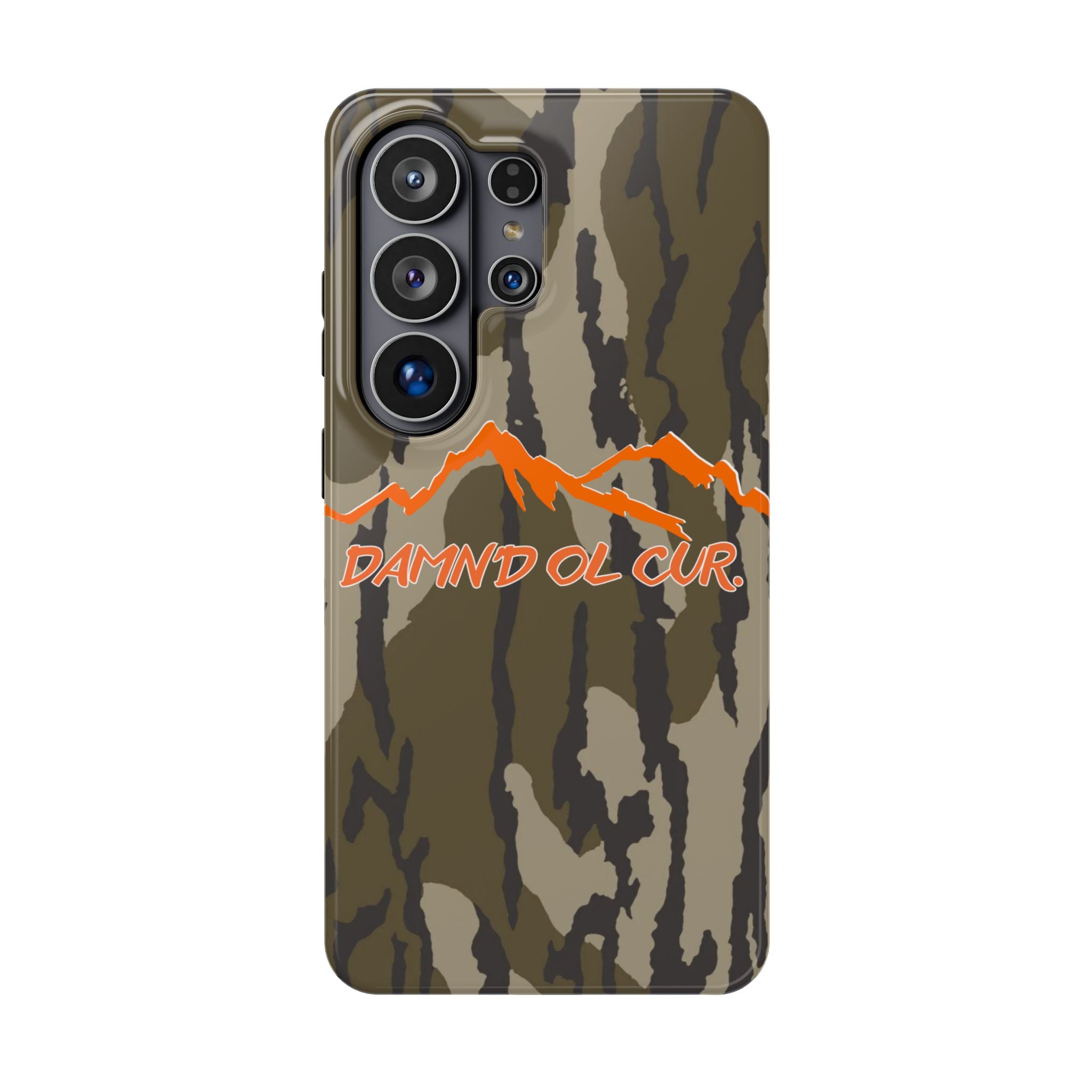 Camo Mountain Impact-Resistant Phone Case — 'Damn'd O'Clur' Outdoor Protective Cover