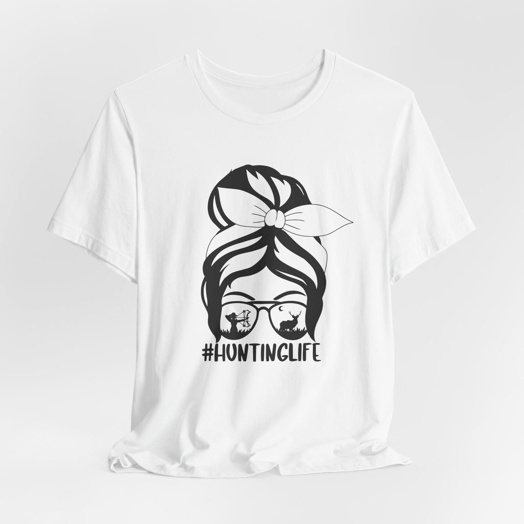 Hunting Life Graphic Tee — Bandana Bun & Sunglasses #HuntingLife Shirt