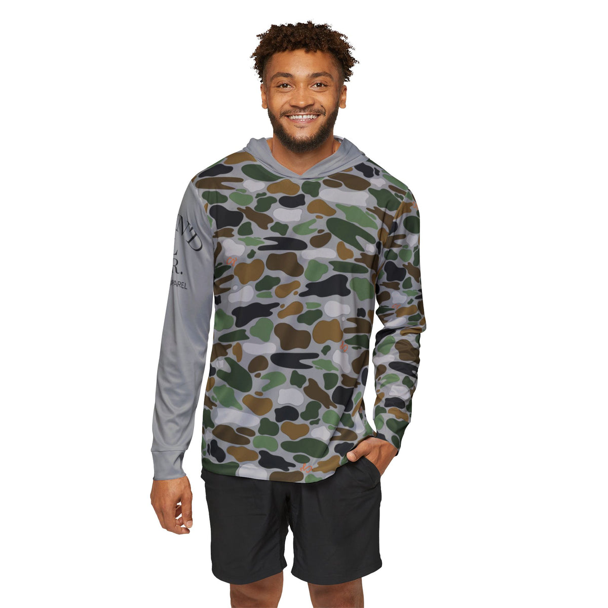 Camo Performance Warmup Hoodie - Men's Lightweight Athletic Pullover