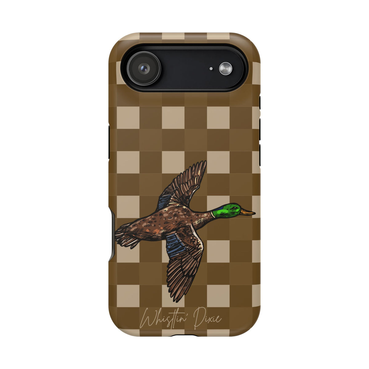 Duck Plaid Magnetic Impact-Resistant Phone Case