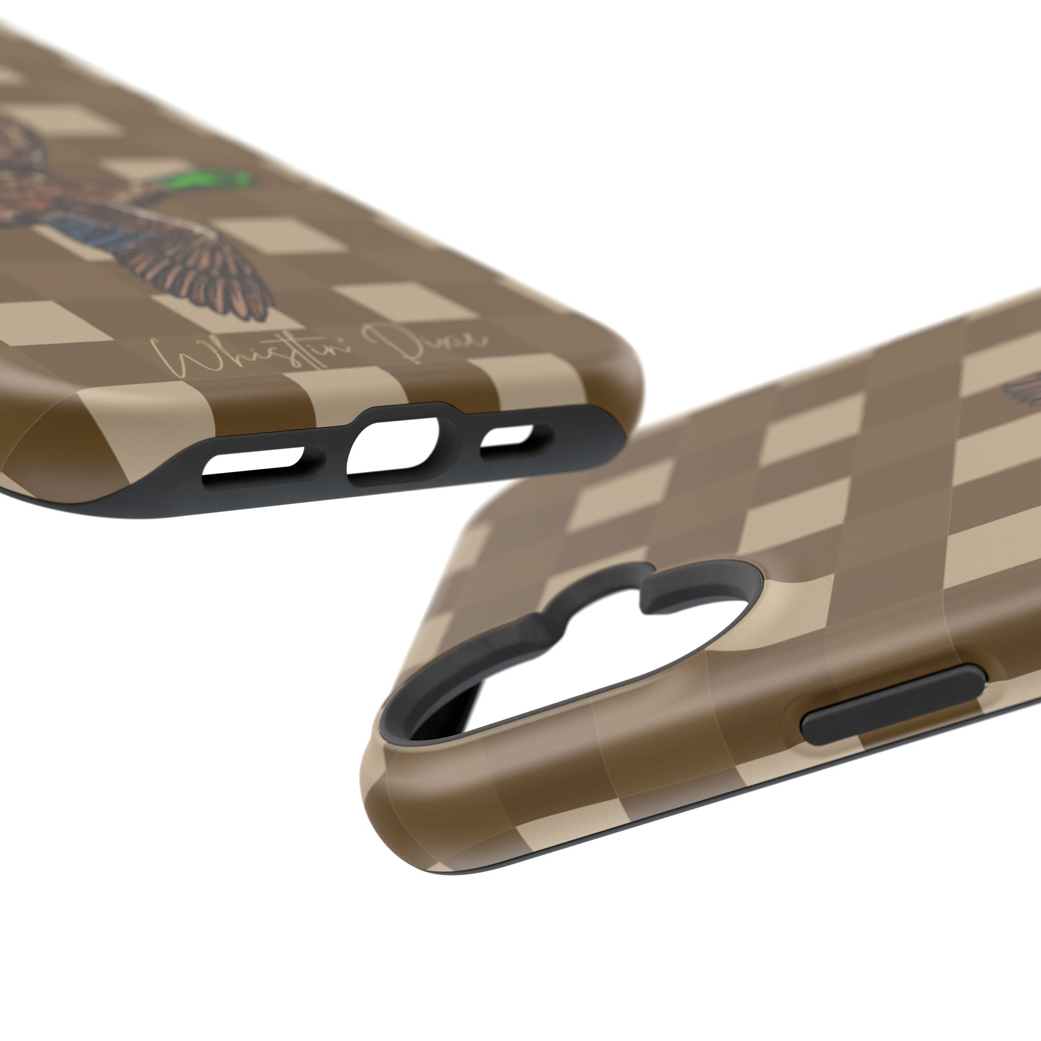 Duck Plaid Magnetic Impact-Resistant Phone Case