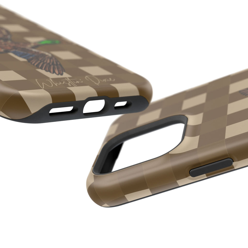 Duck Plaid Magnetic Impact-Resistant Phone Case