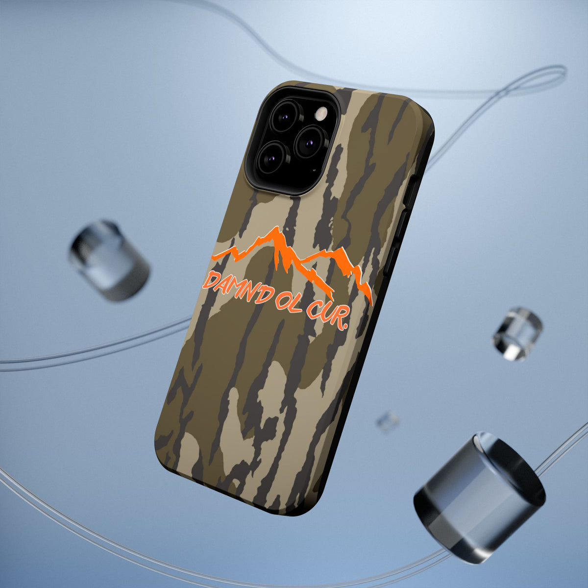 Camo Mountain Impact-Resistant Phone Case — 'Damn'd O'Clur' Outdoor Protective Cover