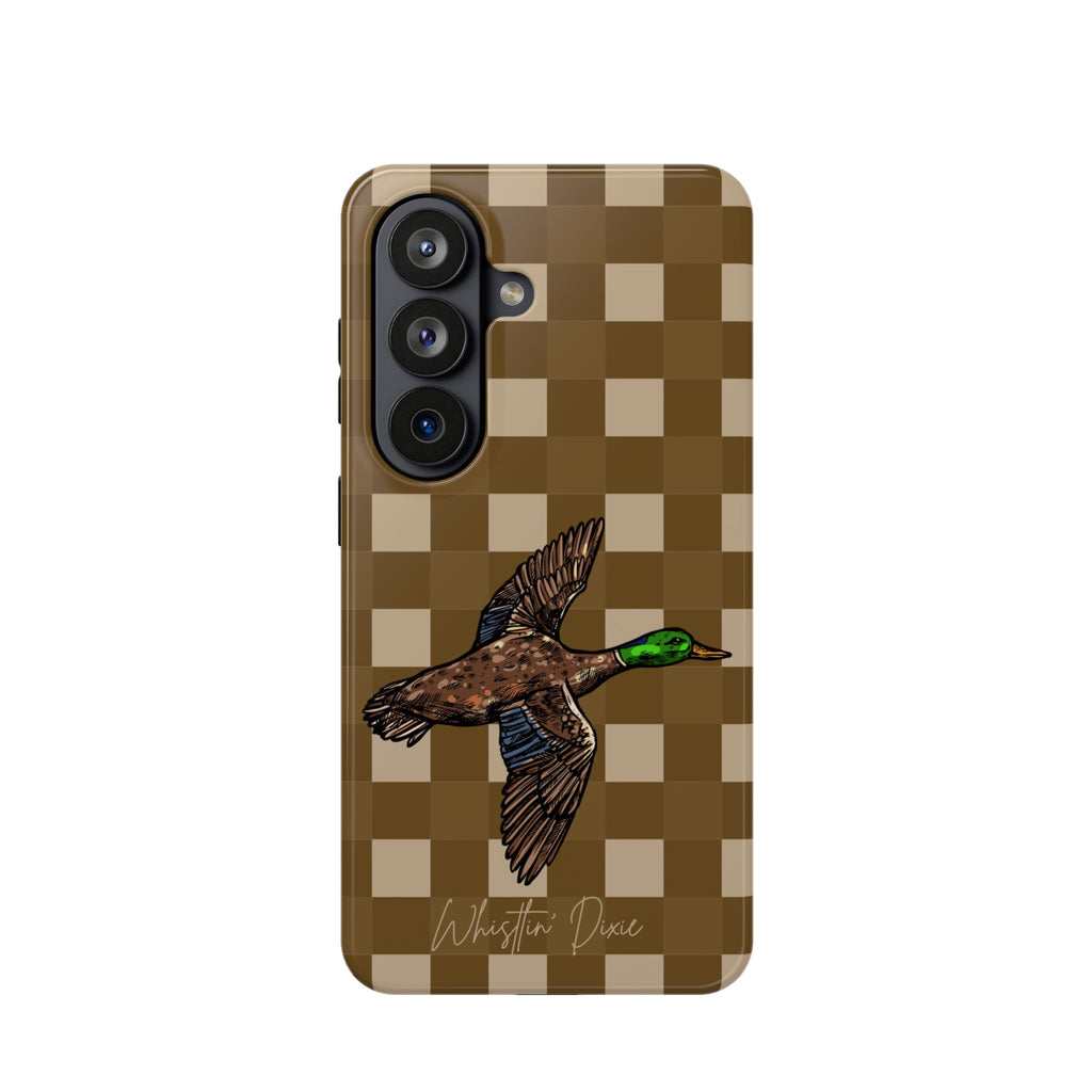 Duck Plaid Magnetic Impact-Resistant Phone Case