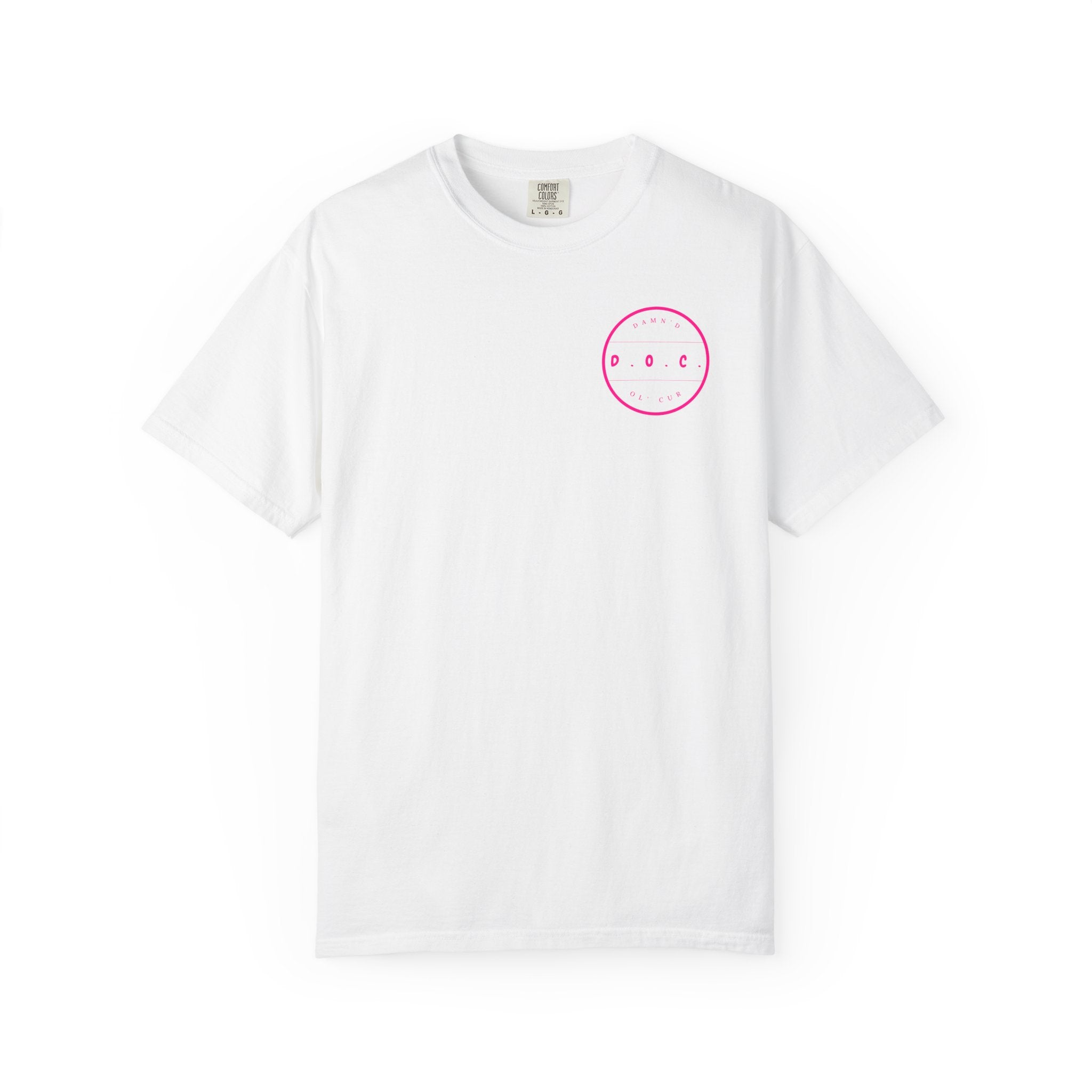 Dog Portrait T‑Shirt — 'Damn'd Ol Cur Co.' Graphic Tee