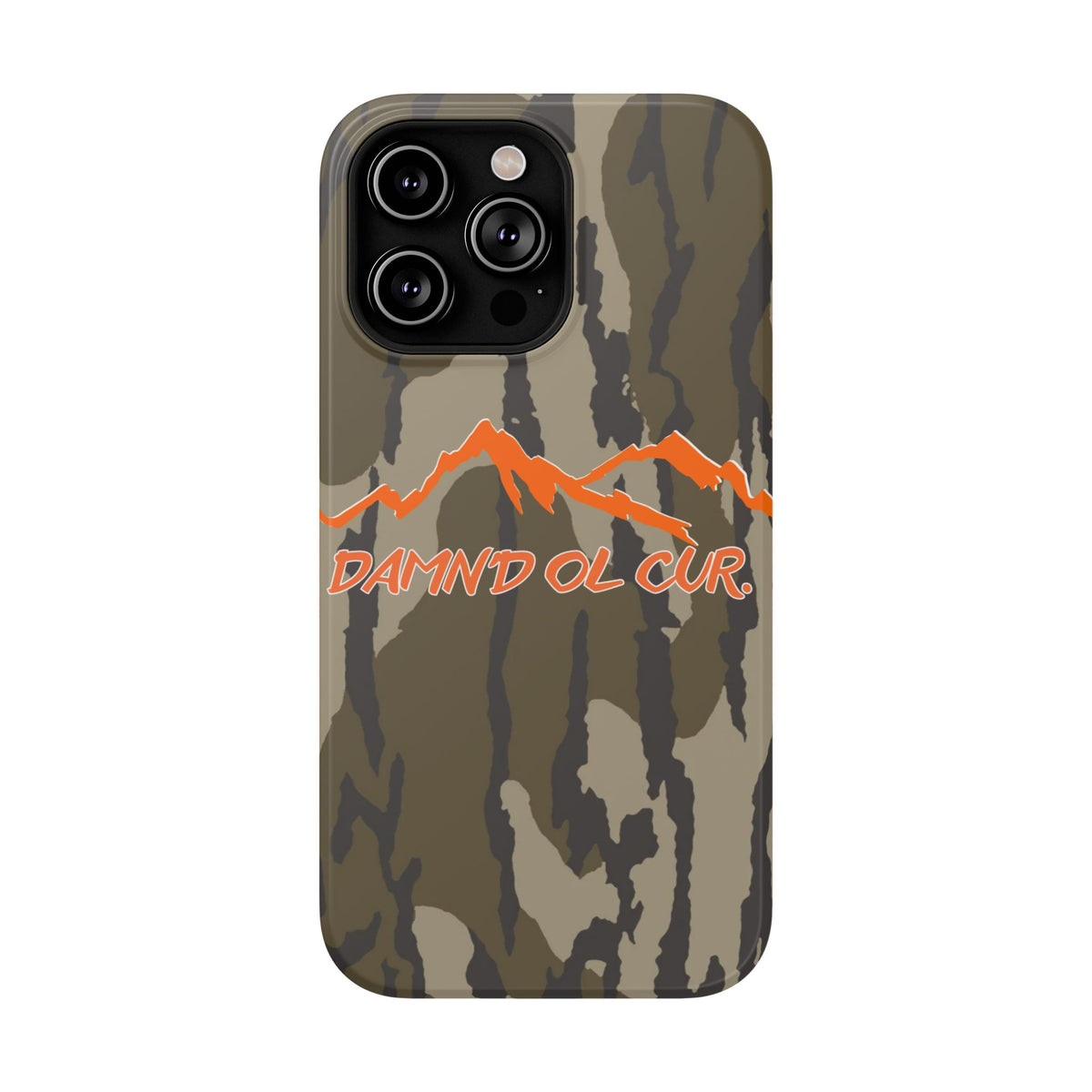 Camo Mountain Impact-Resistant Phone Case — 'Damn'd O'Clur' Outdoor Protective Cover