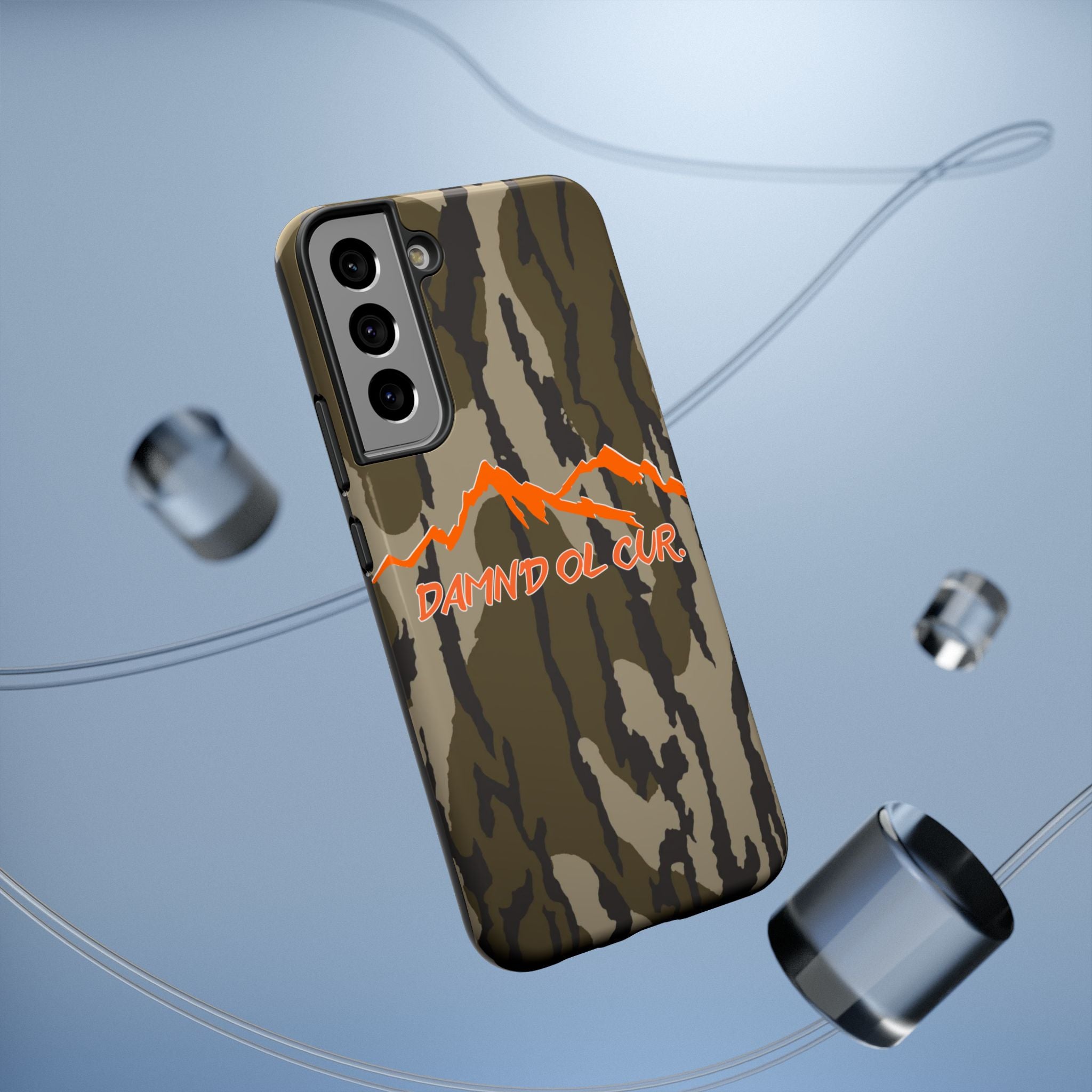 Camo Mountain Impact-Resistant Phone Case — 'Damn'd O'Clur' Outdoor Protective Cover