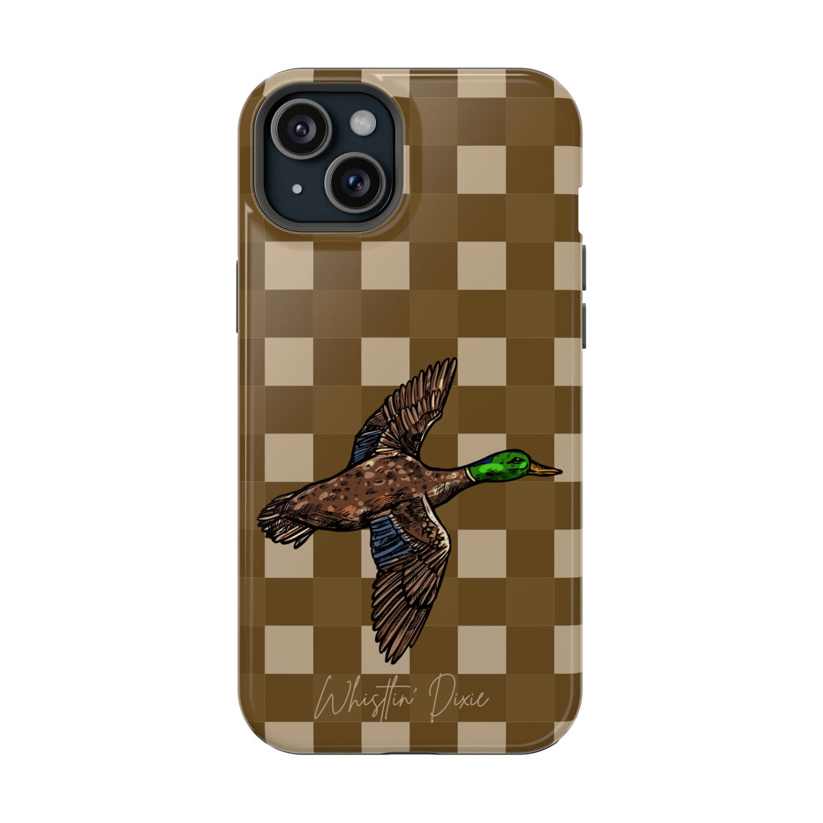 Duck Plaid Magnetic Impact-Resistant Phone Case