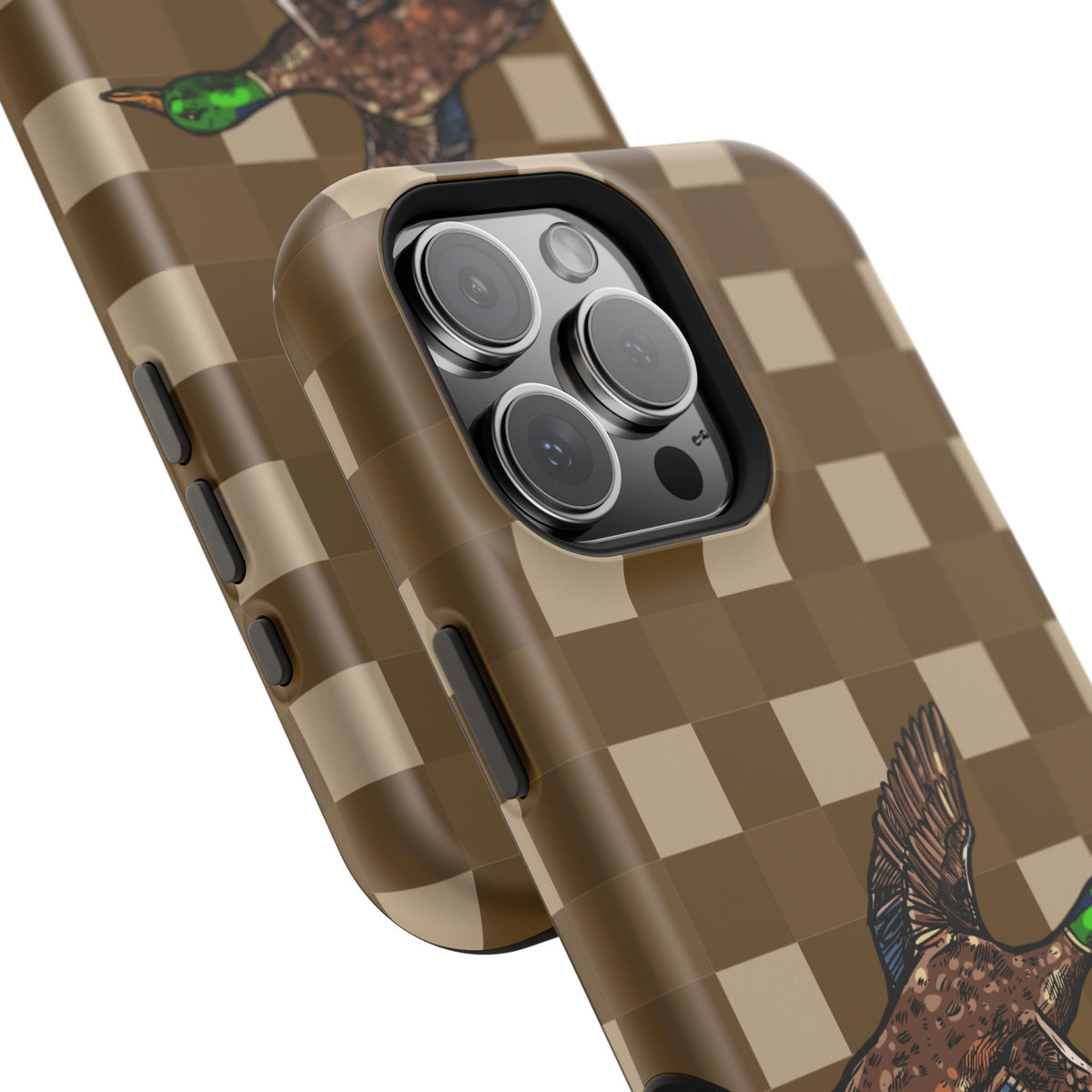Duck Plaid Magnetic Impact-Resistant Phone Case
