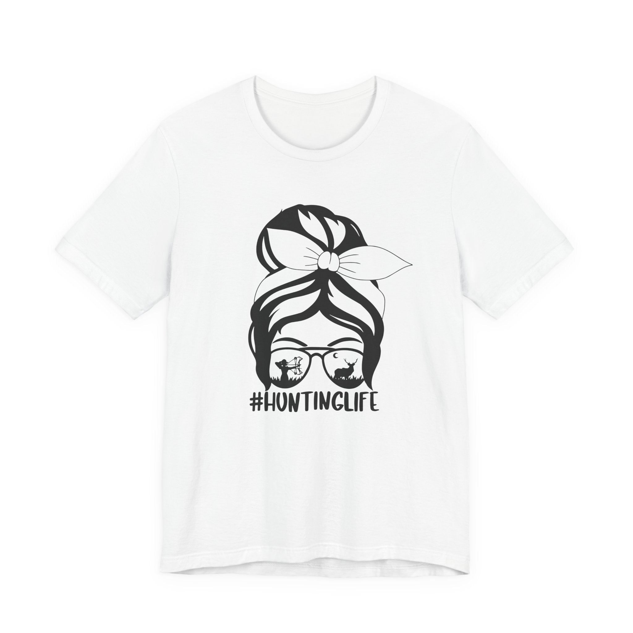 Hunting Life Graphic Tee — Bandana Bun & Sunglasses #HuntingLife Shirt