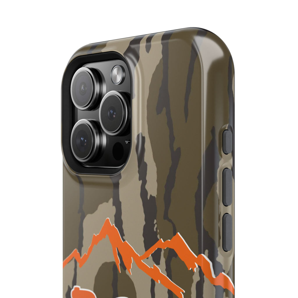 Camouflage Impact-Resistant Phone Case — D.O.C. Mountain Logo