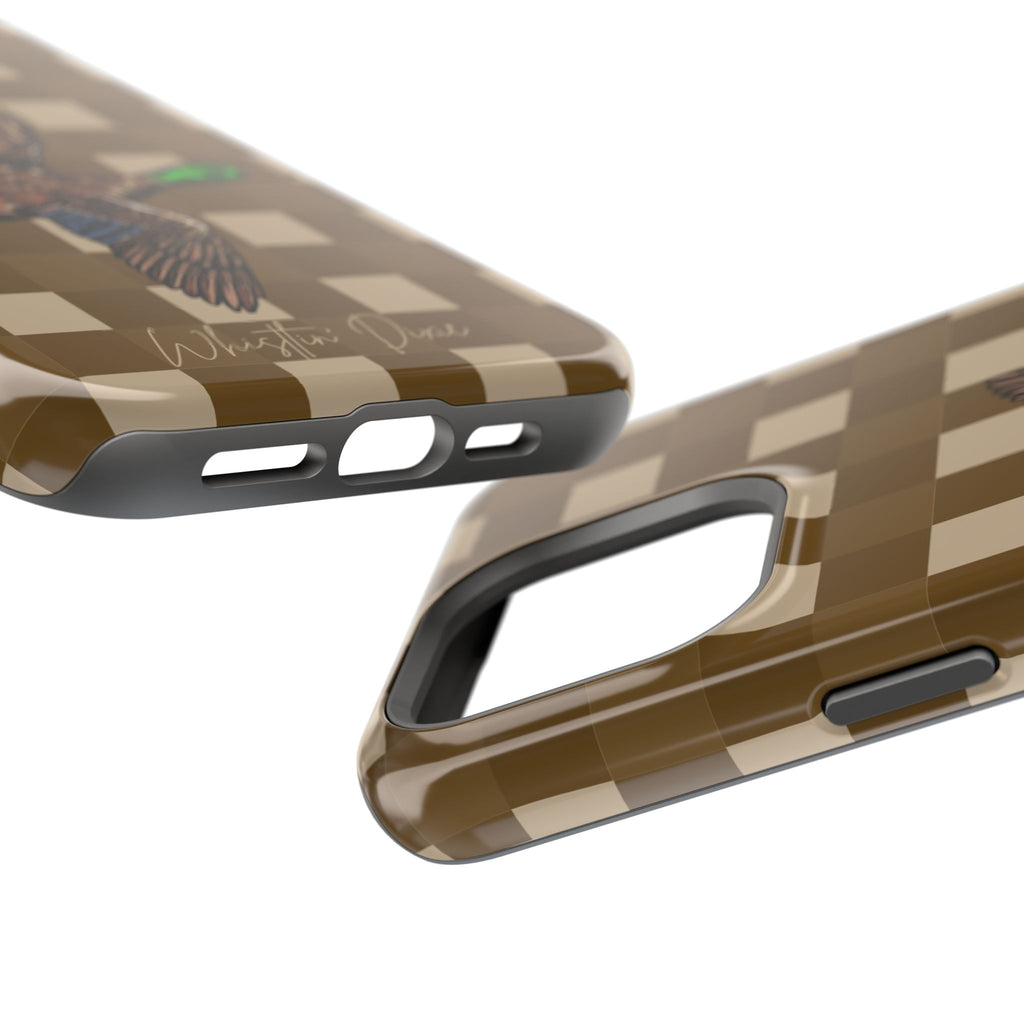 Duck Plaid Magnetic Impact-Resistant Phone Case