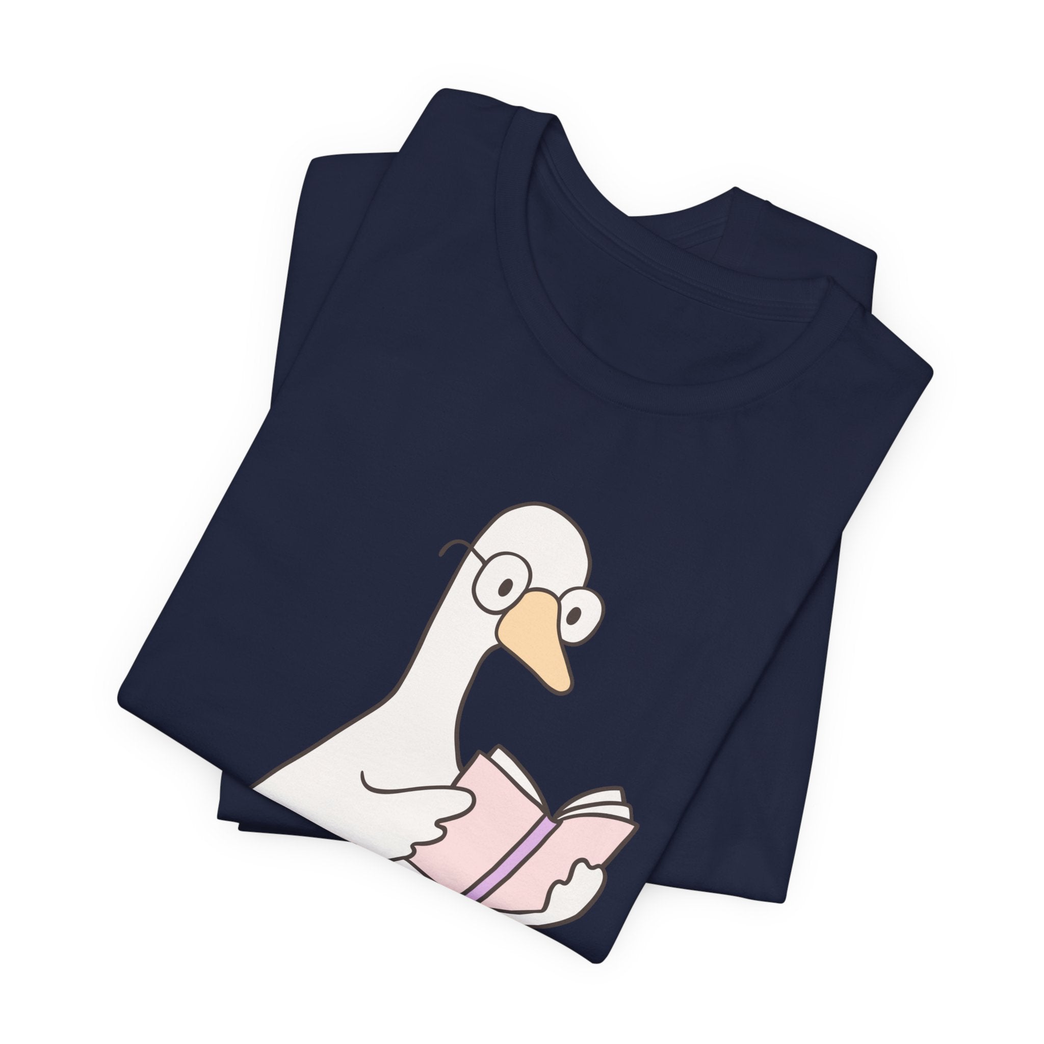 I'd Rather Be Reading Goose T-Shirt — Cute Book Lover Tee
