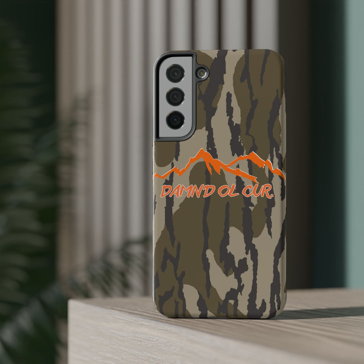 Camo Mountain Impact-Resistant Phone Case — 'Damn'd O'Clur' Outdoor Protective Cover