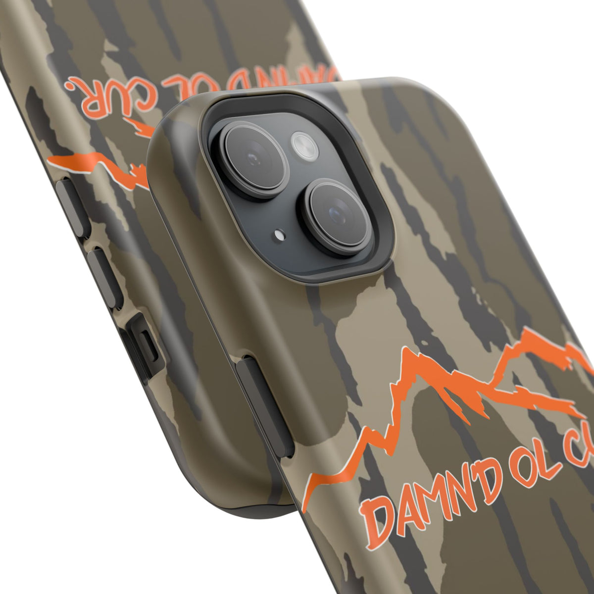 Camo Mountain Impact-Resistant Phone Case — 'Damn'd O'Clur' Outdoor Protective Cover