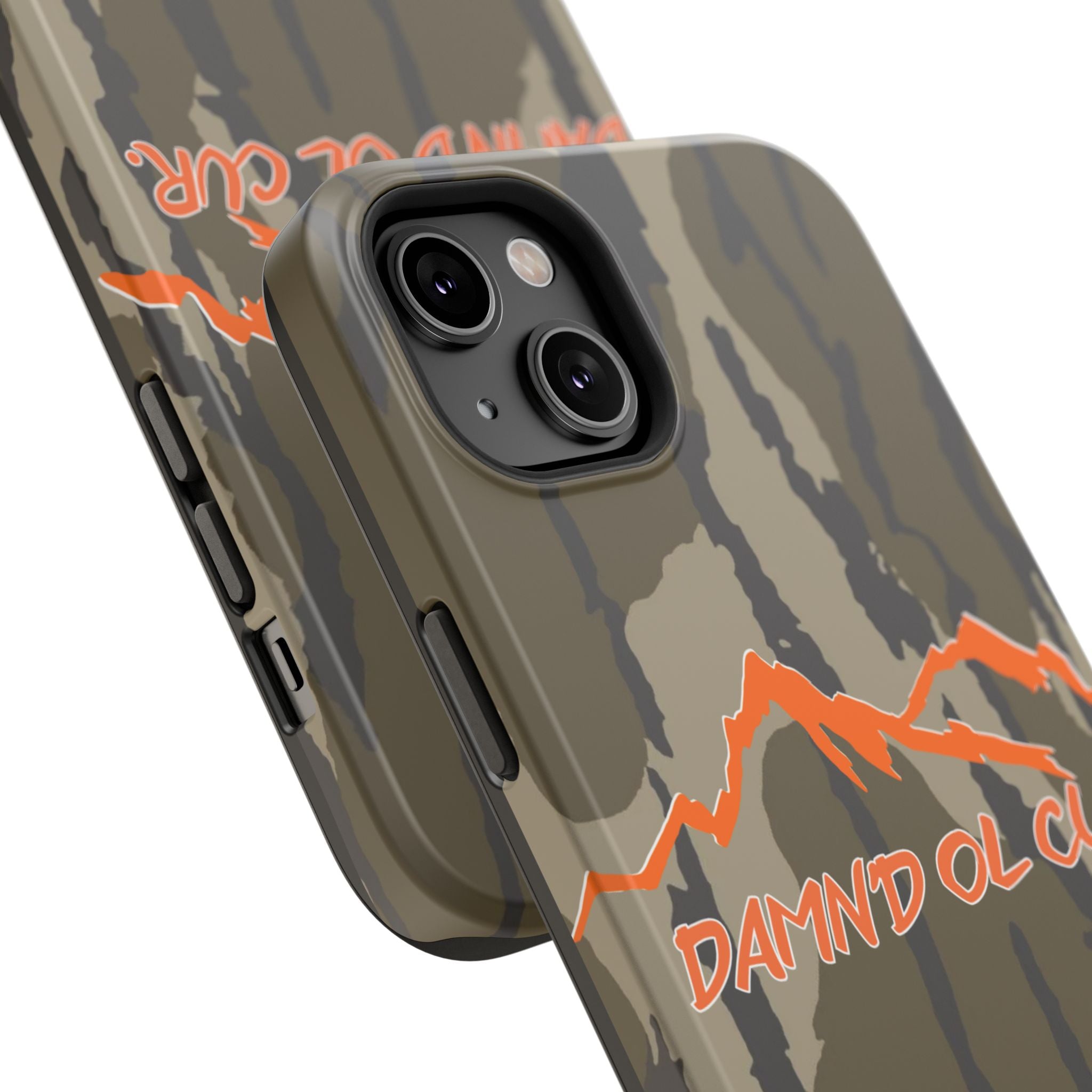 Camo Mountain Impact-Resistant Phone Case — 'Damn'd O'Clur' Outdoor Protective Cover