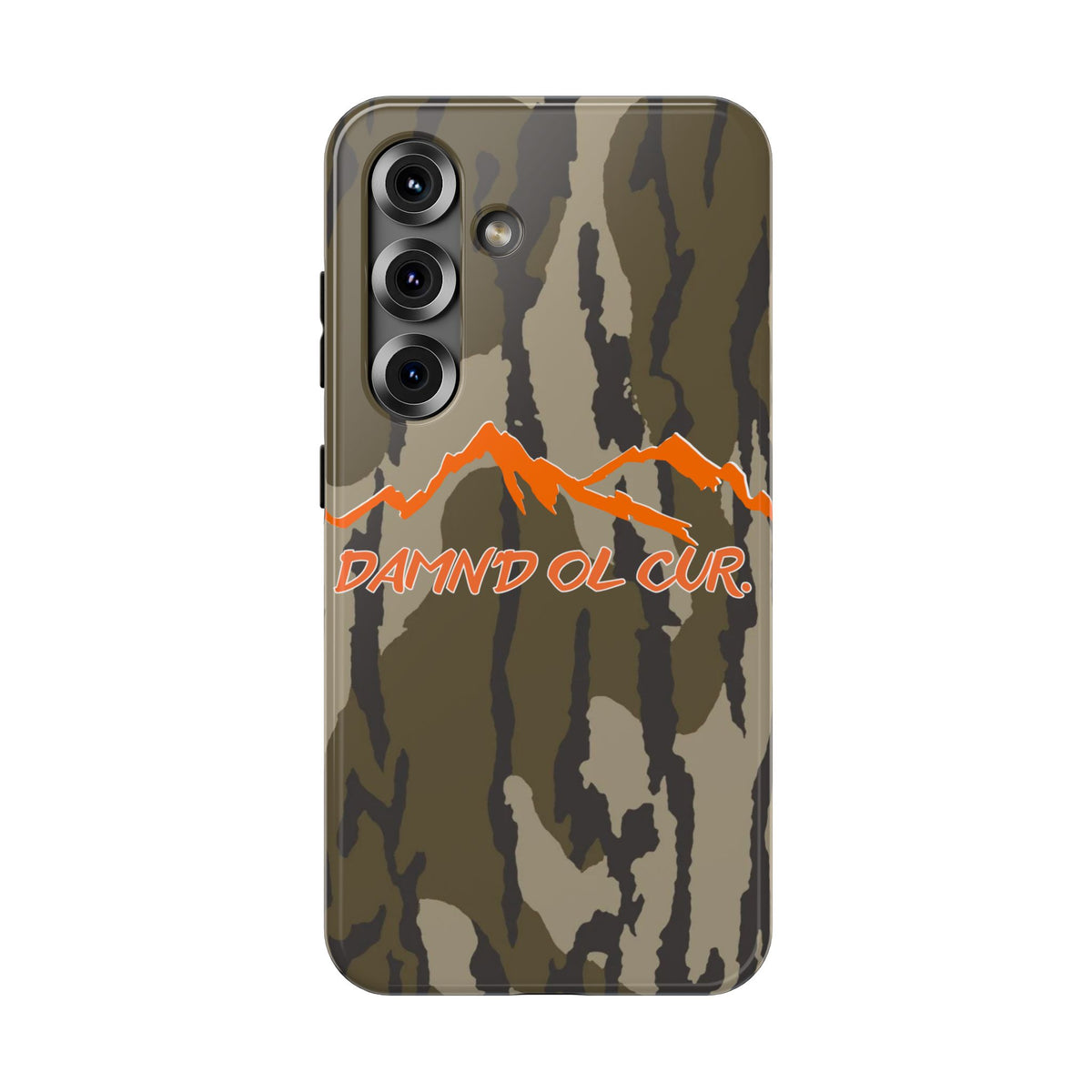 Camo Mountain Impact-Resistant Phone Case — 'Damn'd O'Clur' Outdoor Protective Cover