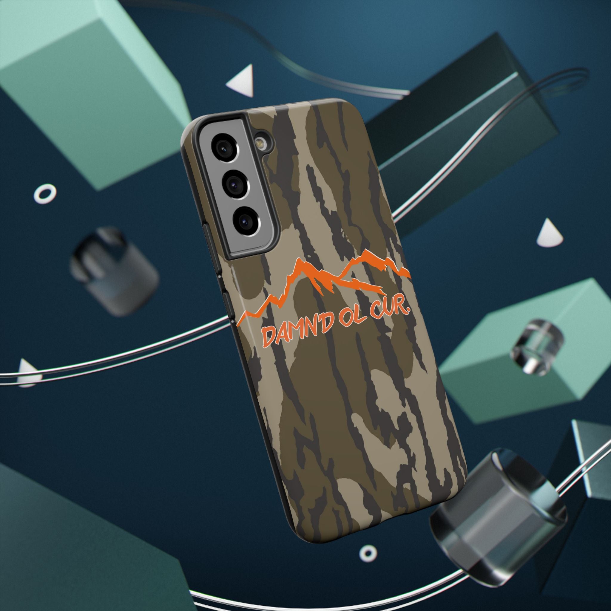 Camo Mountain Impact-Resistant Phone Case — 'Damn'd O'Clur' Outdoor Protective Cover