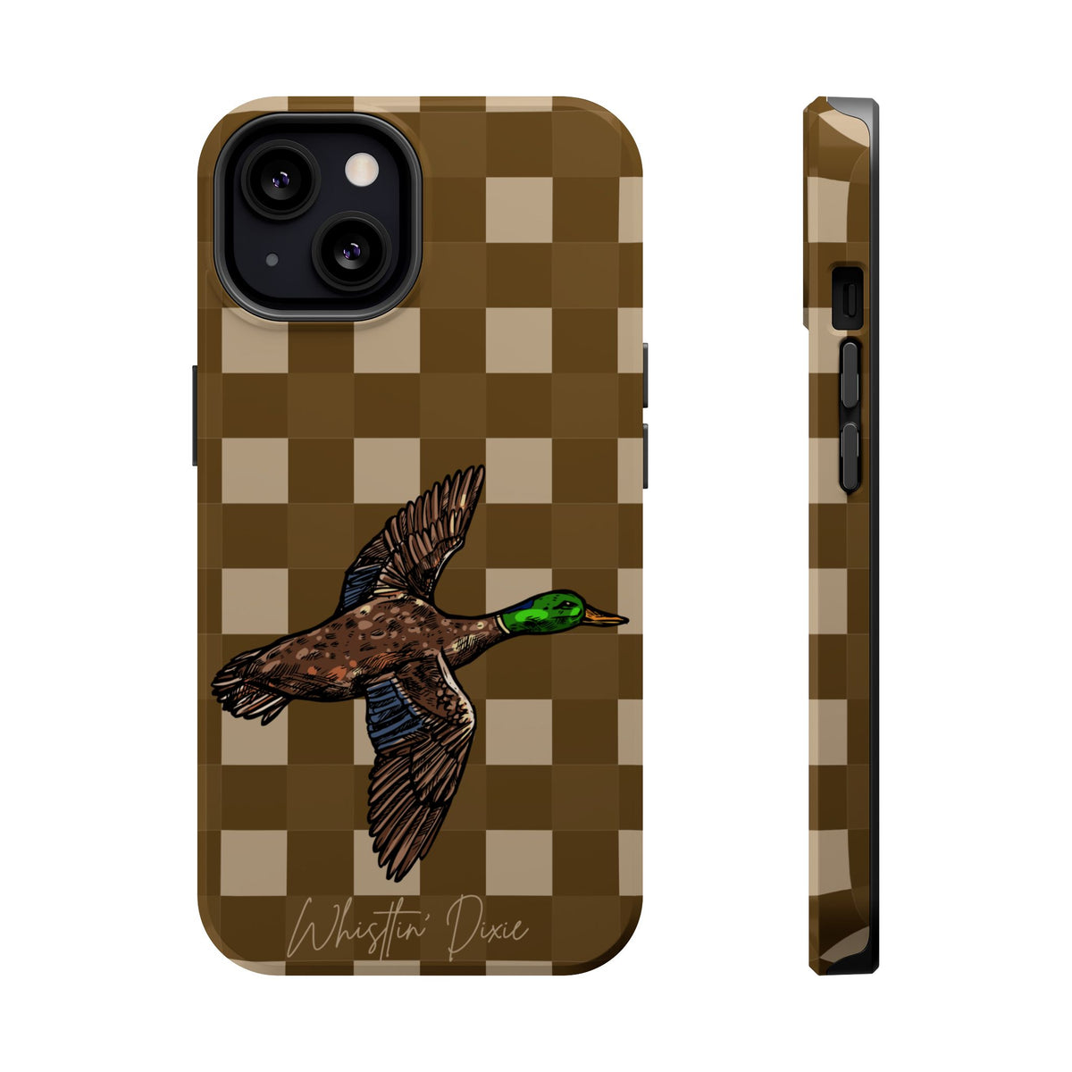 Duck Plaid Magnetic Impact-Resistant Phone Case