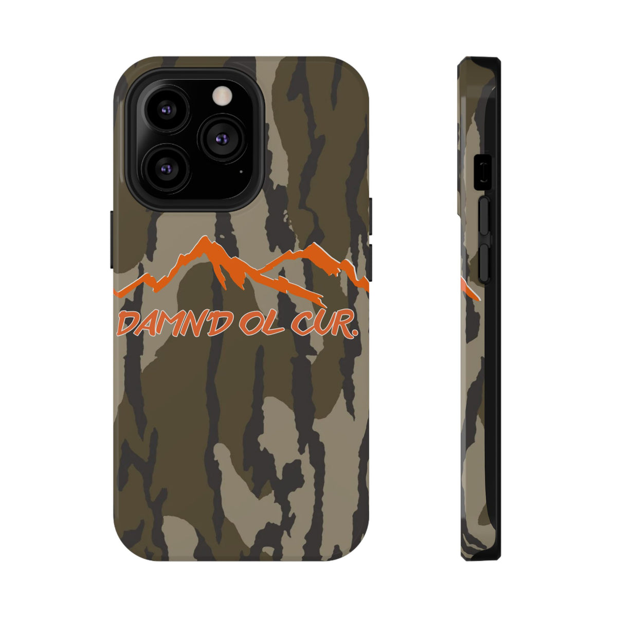 Camo Mountain Impact-Resistant Phone Case — 'Damn'd O'Clur' Outdoor Protective Cover