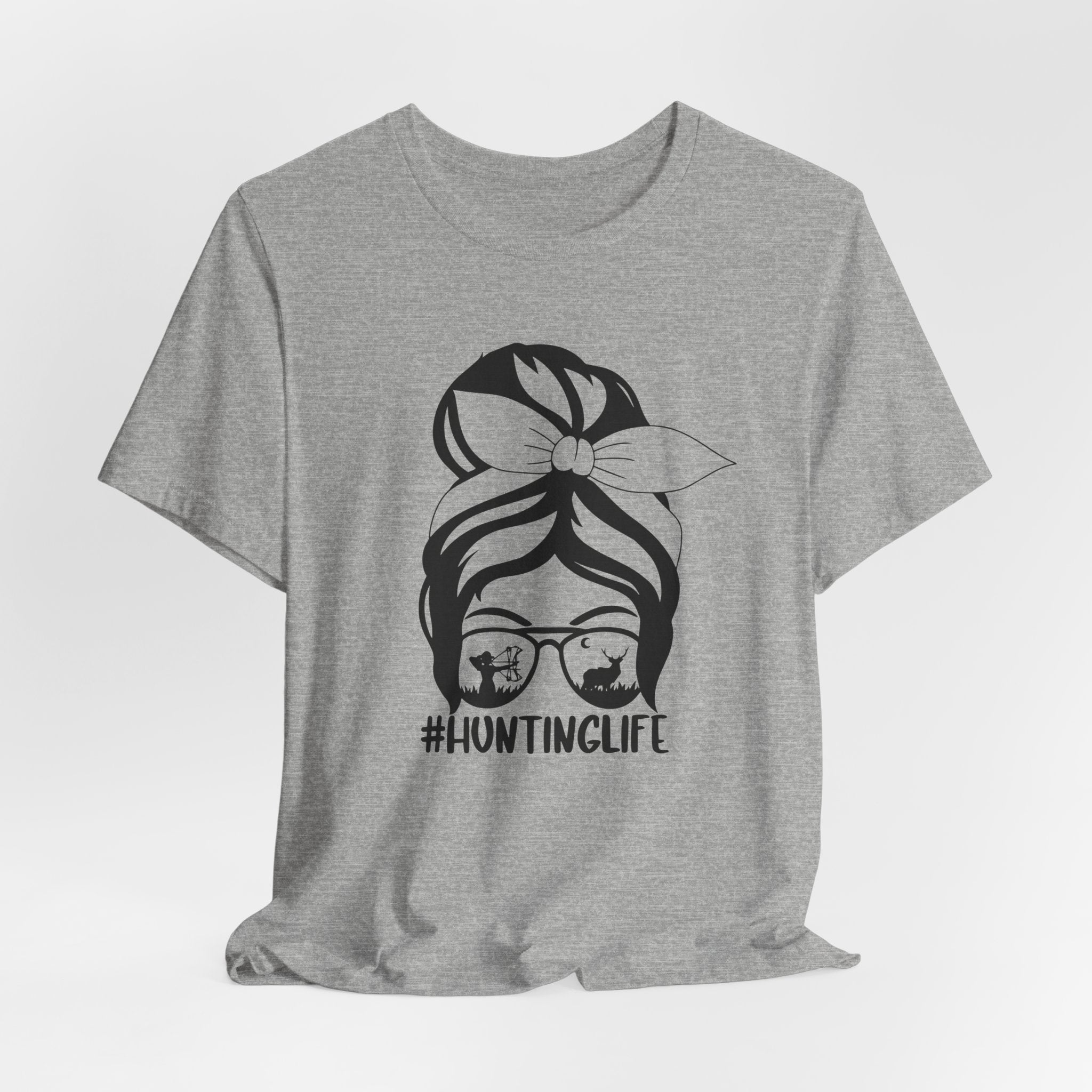 Hunting Life Graphic Tee — Bandana Bun & Sunglasses #HuntingLife Shirt