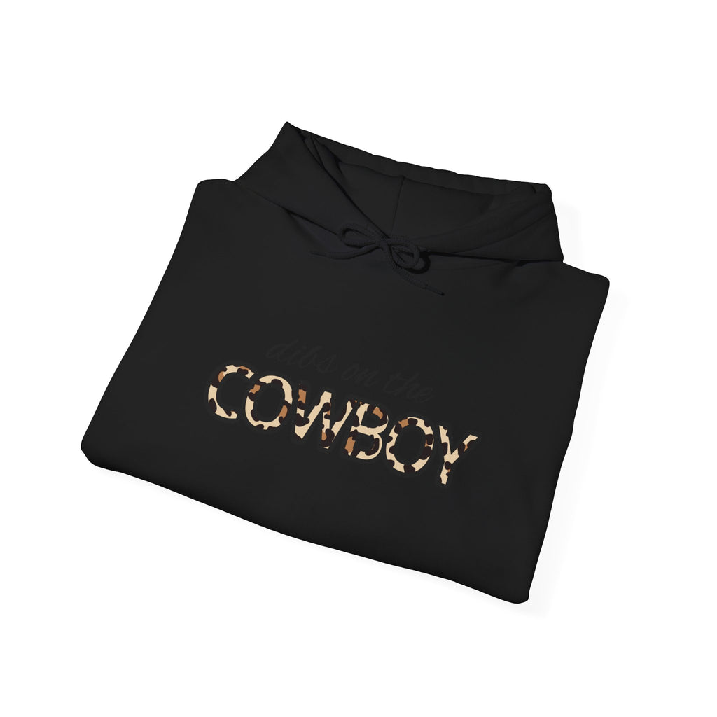 Dibs on the Cowboy Hoodie — Leopard Print Western Graphic Sweatshirt