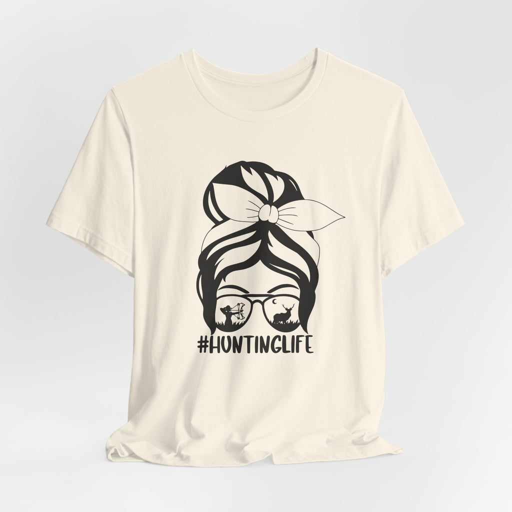 Hunting Life Graphic Tee — Bandana Bun & Sunglasses #HuntingLife Shirt