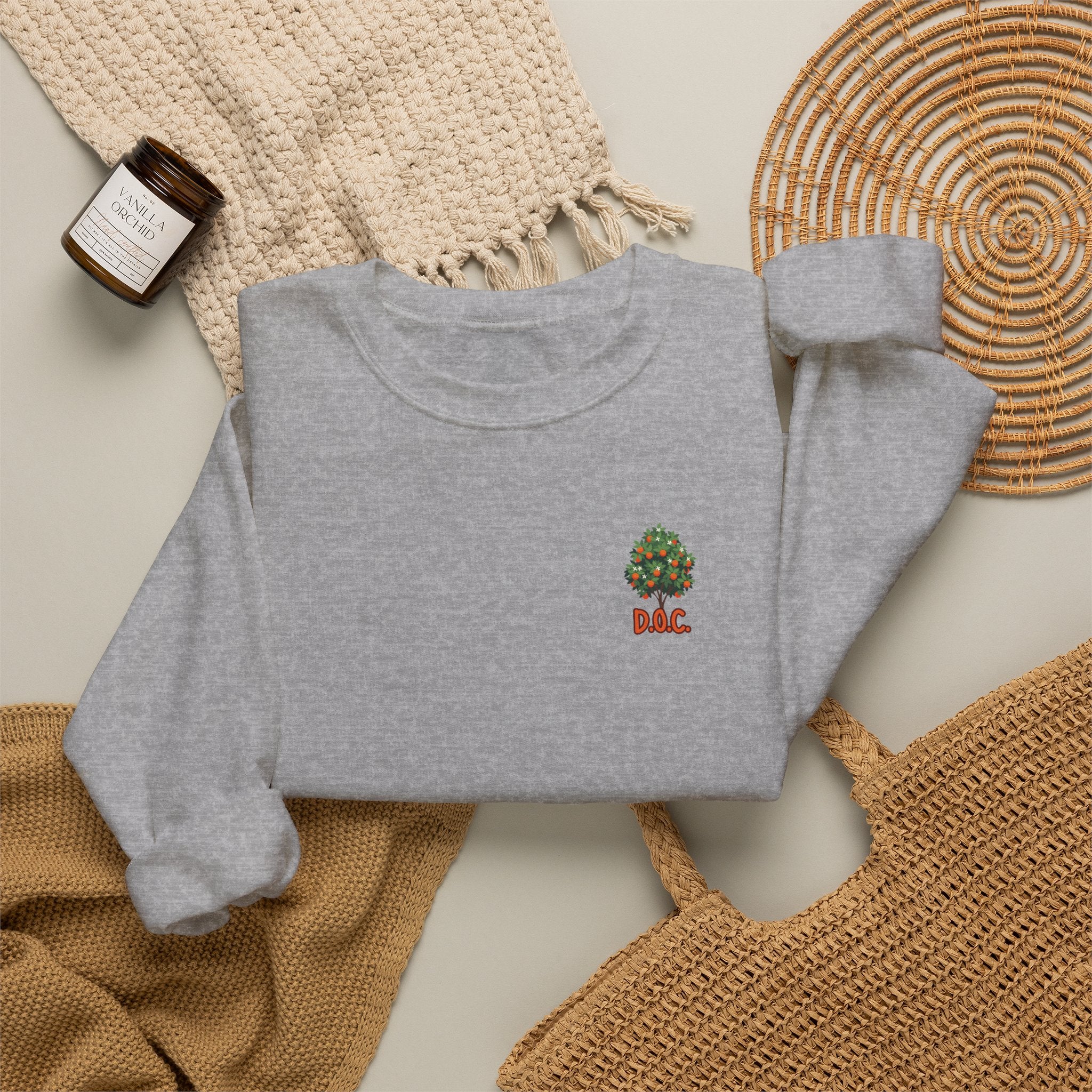 Tree Crest Crewneck Sweatshirt —