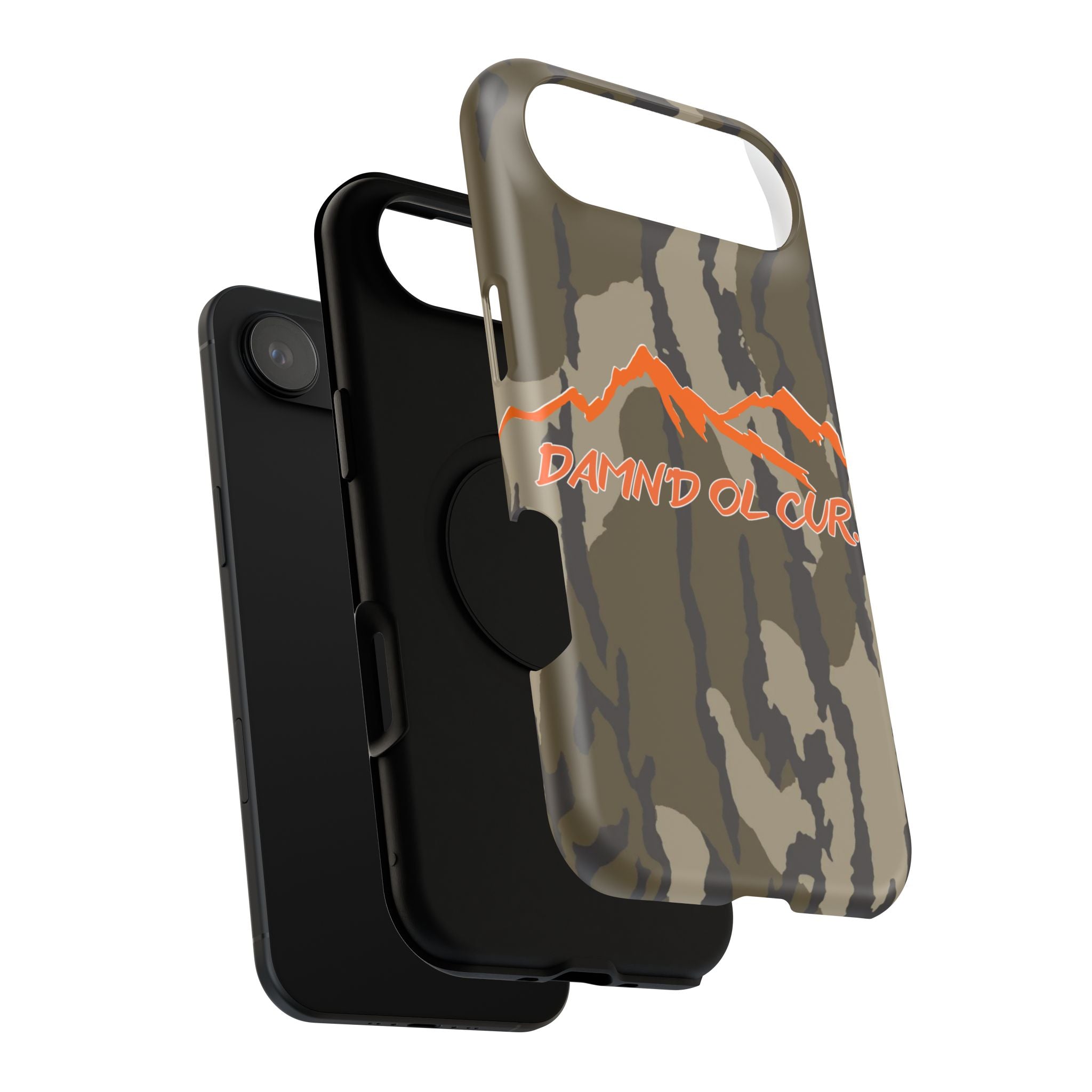 Camo Mountain Impact-Resistant Phone Case — 'Damn'd O'Clur' Outdoor Protective Cover