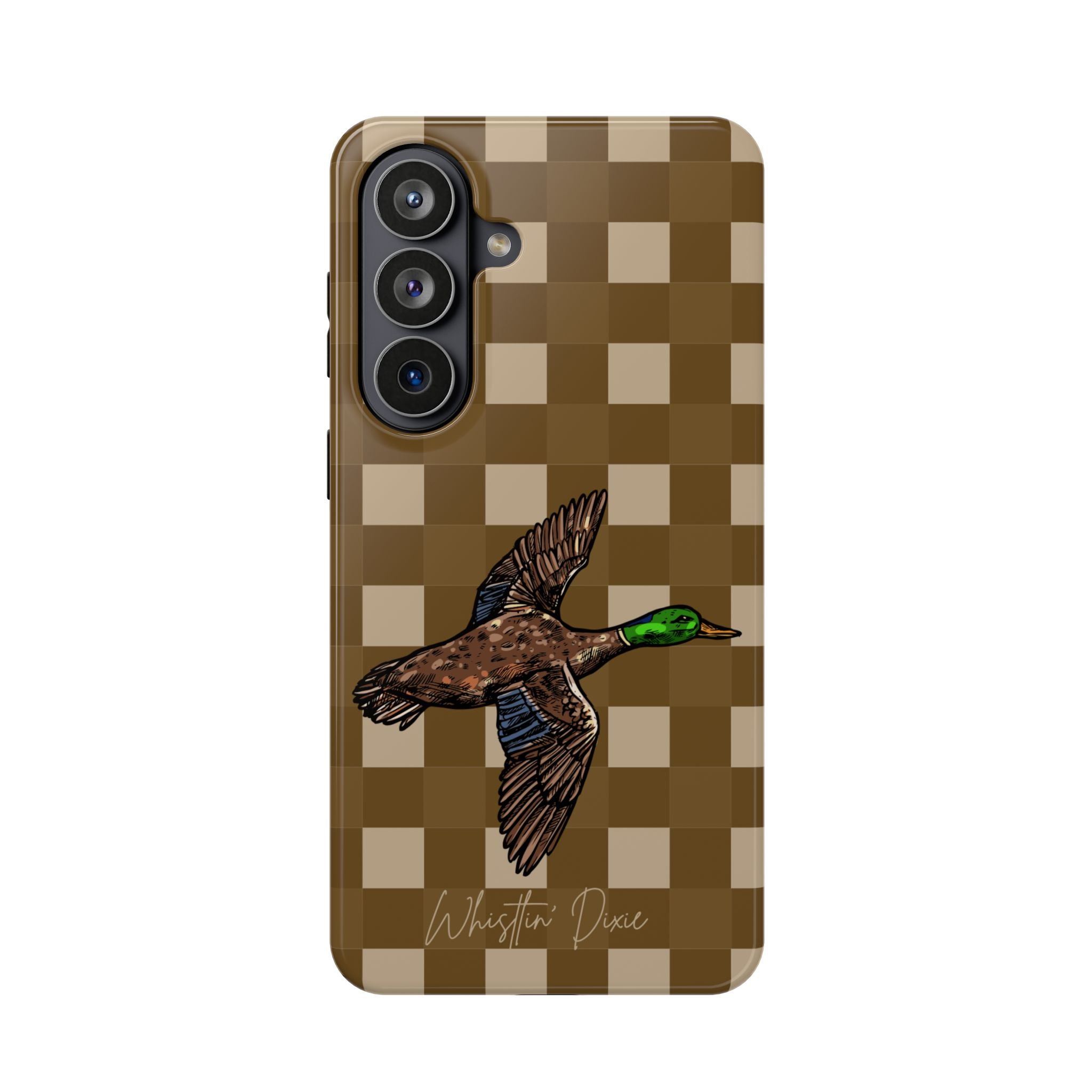 Duck Plaid Magnetic Impact-Resistant Phone Case