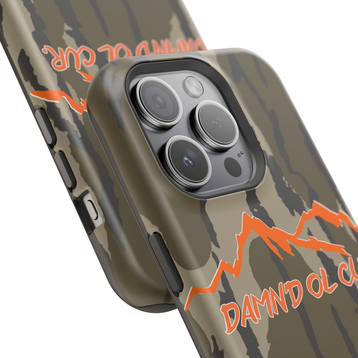 Camo Mountain Impact-Resistant Phone Case — 'Damn'd O'Clur' Outdoor Protective Cover