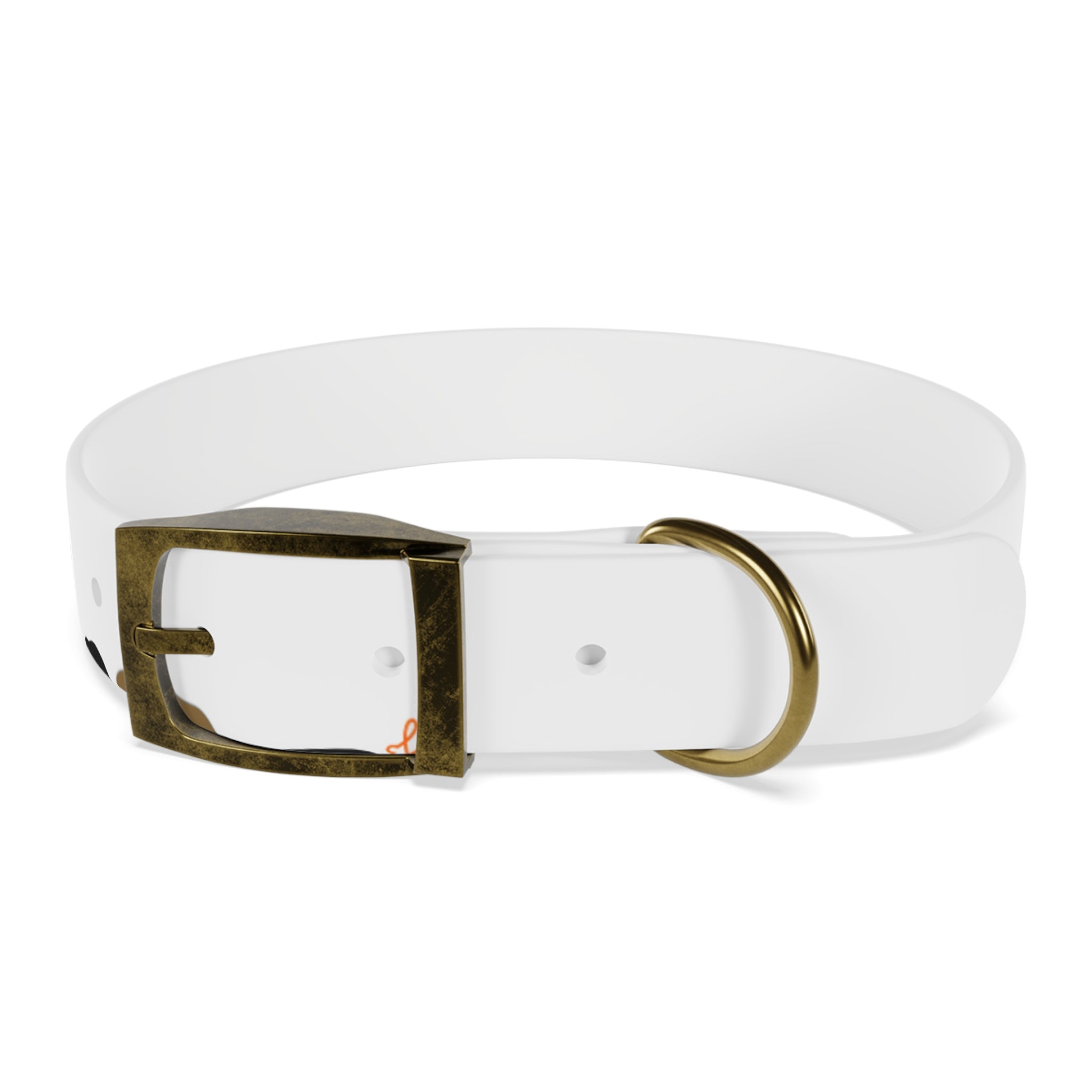 Camo Spots Dog Collar — Durable White Camouflage Pattern for Everyday Wear