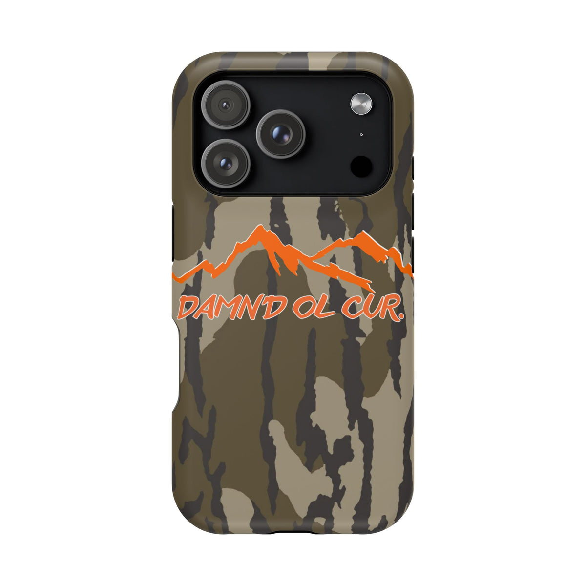 Camo Mountain Impact-Resistant Phone Case — 'Damn'd O'Clur' Outdoor Protective Cover