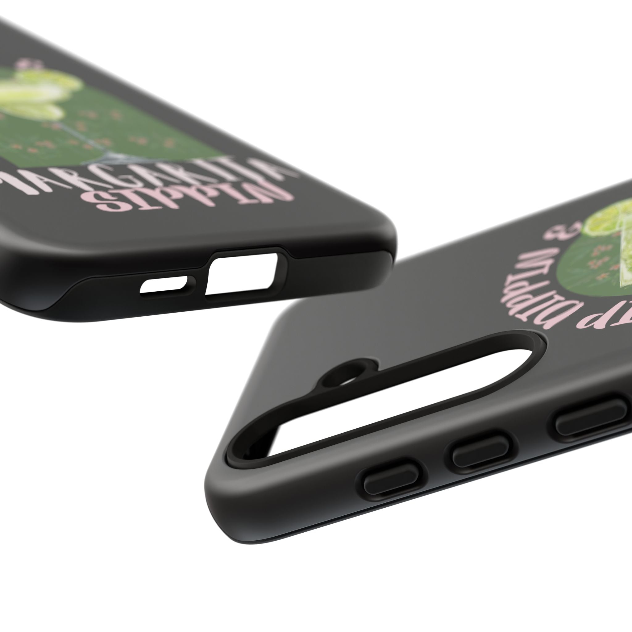 Margarita Sippin' Phone Case – 'Chip Dippin & Margarita Sippin' Cocktail Graphic