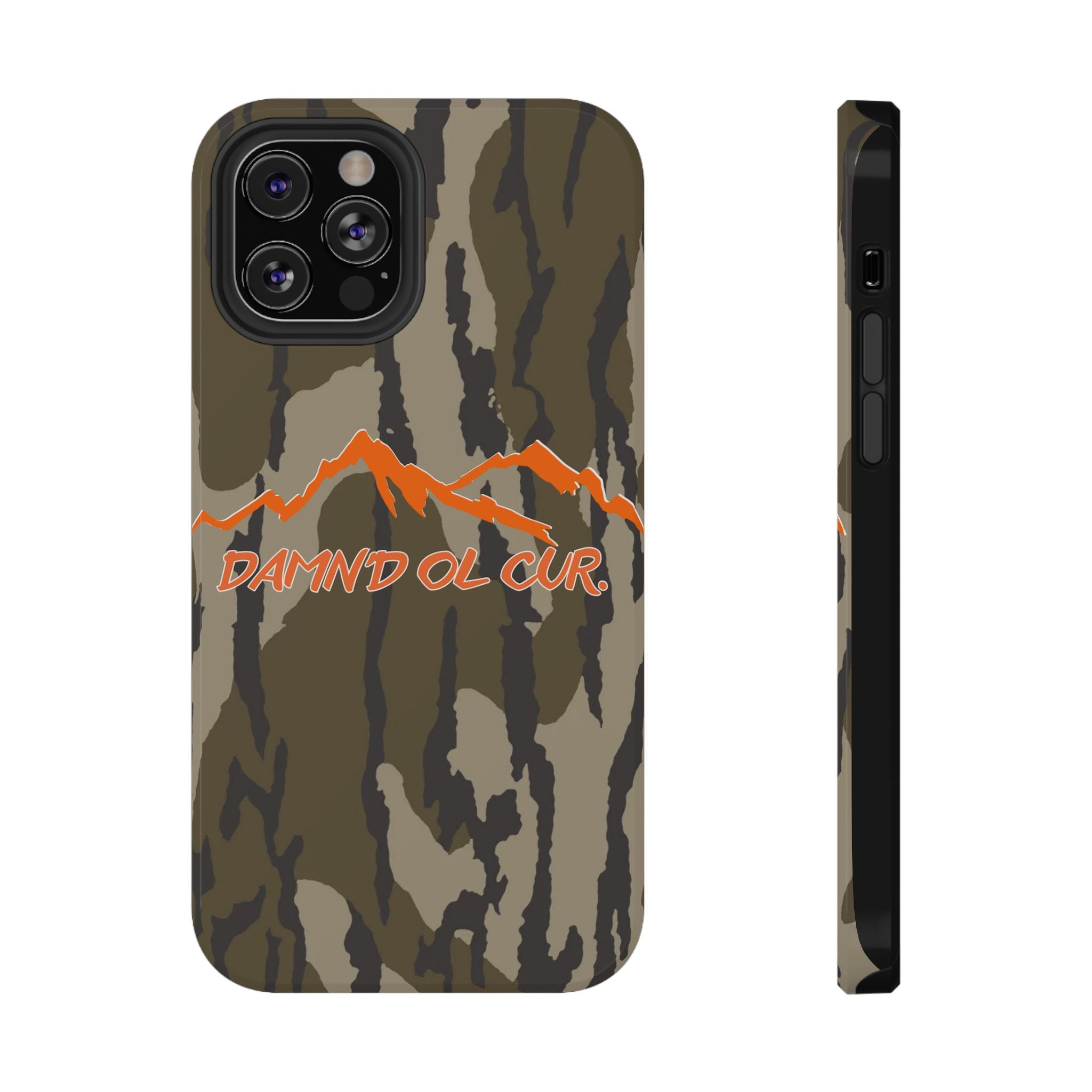 Camo Mountain Impact-Resistant Phone Case — 'Damn'd O'Clur' Outdoor Protective Cover