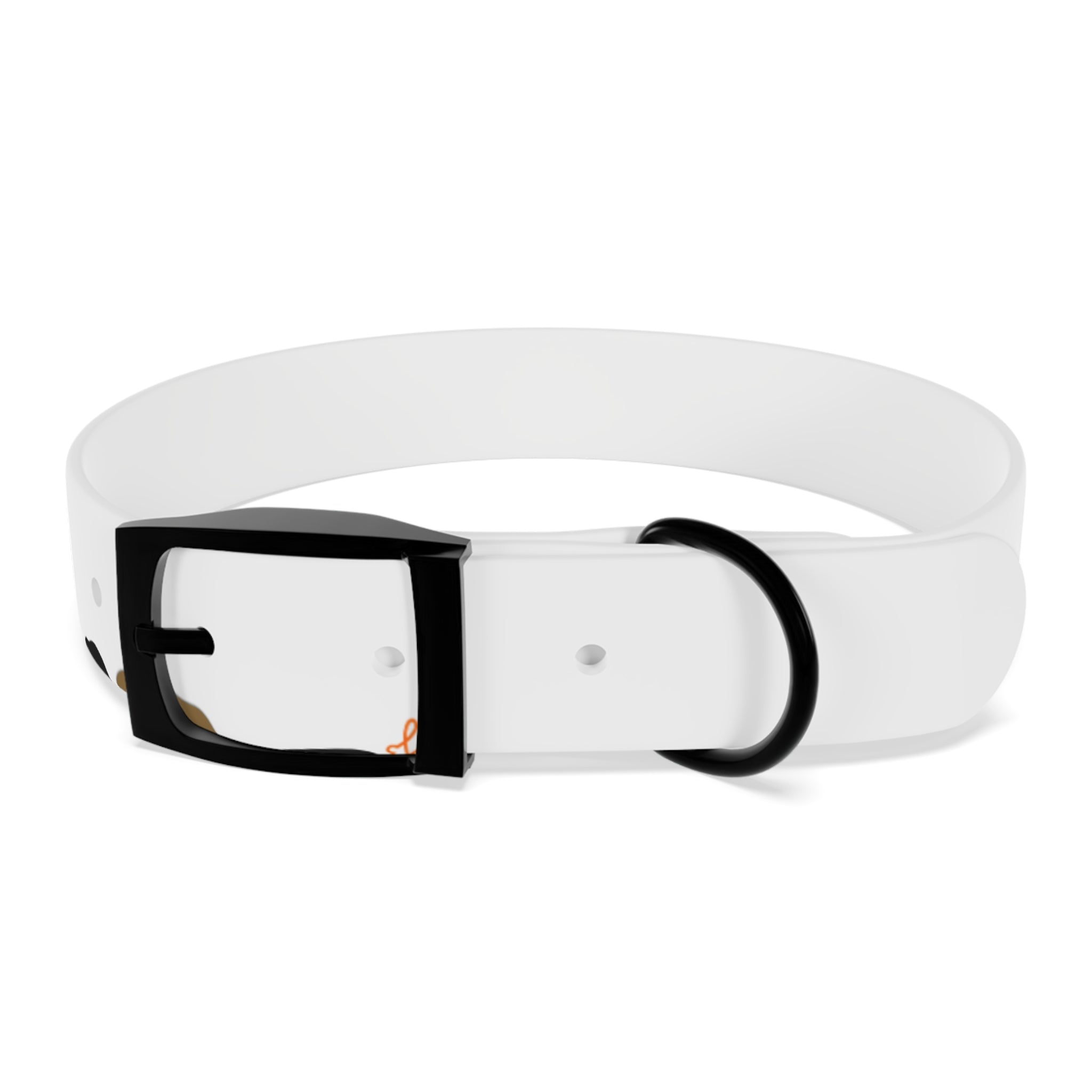 Camo Spots Dog Collar — Durable White Camouflage Pattern for Everyday Wear