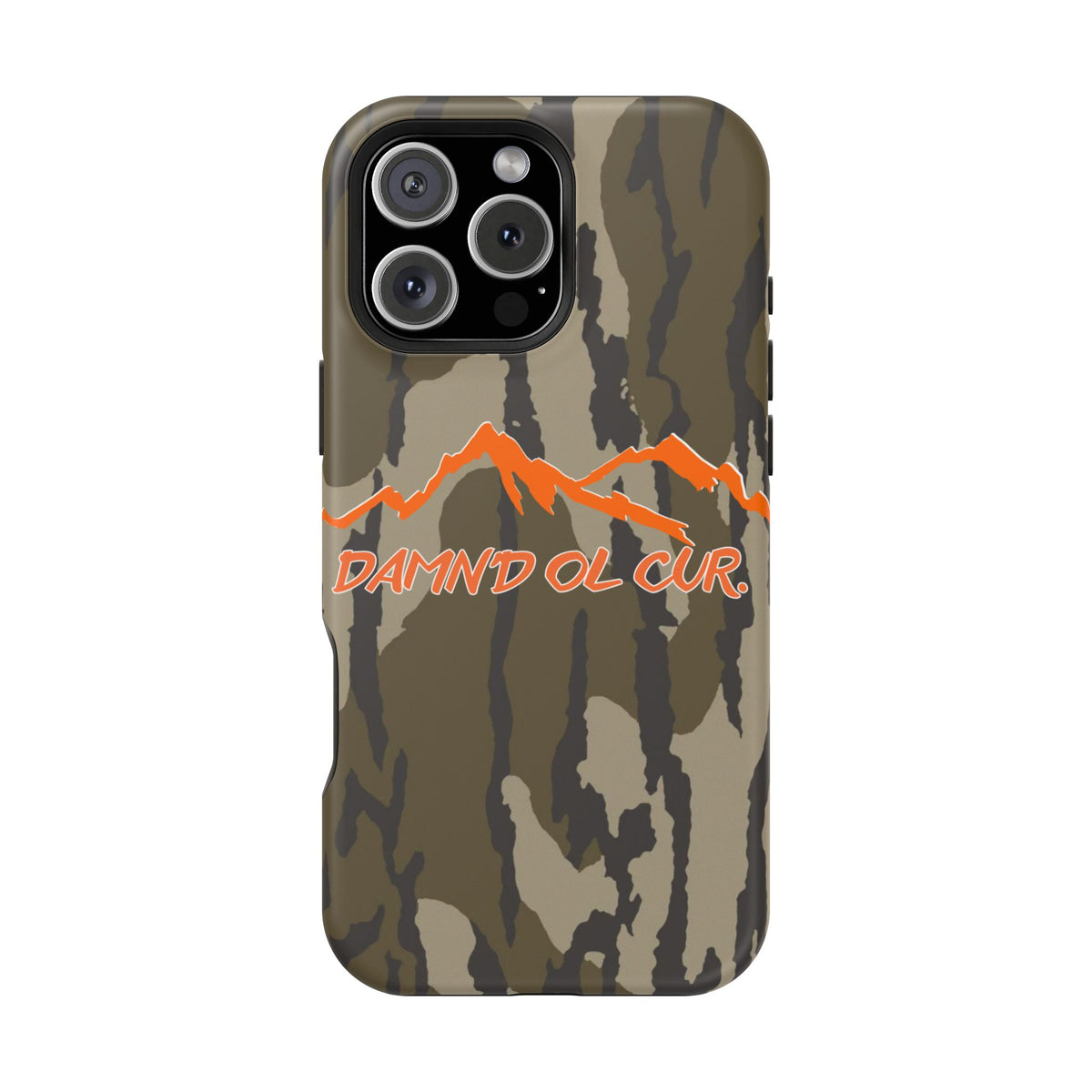 Camo Mountain Impact-Resistant Phone Case — 'Damn'd O'Clur' Outdoor Protective Cover