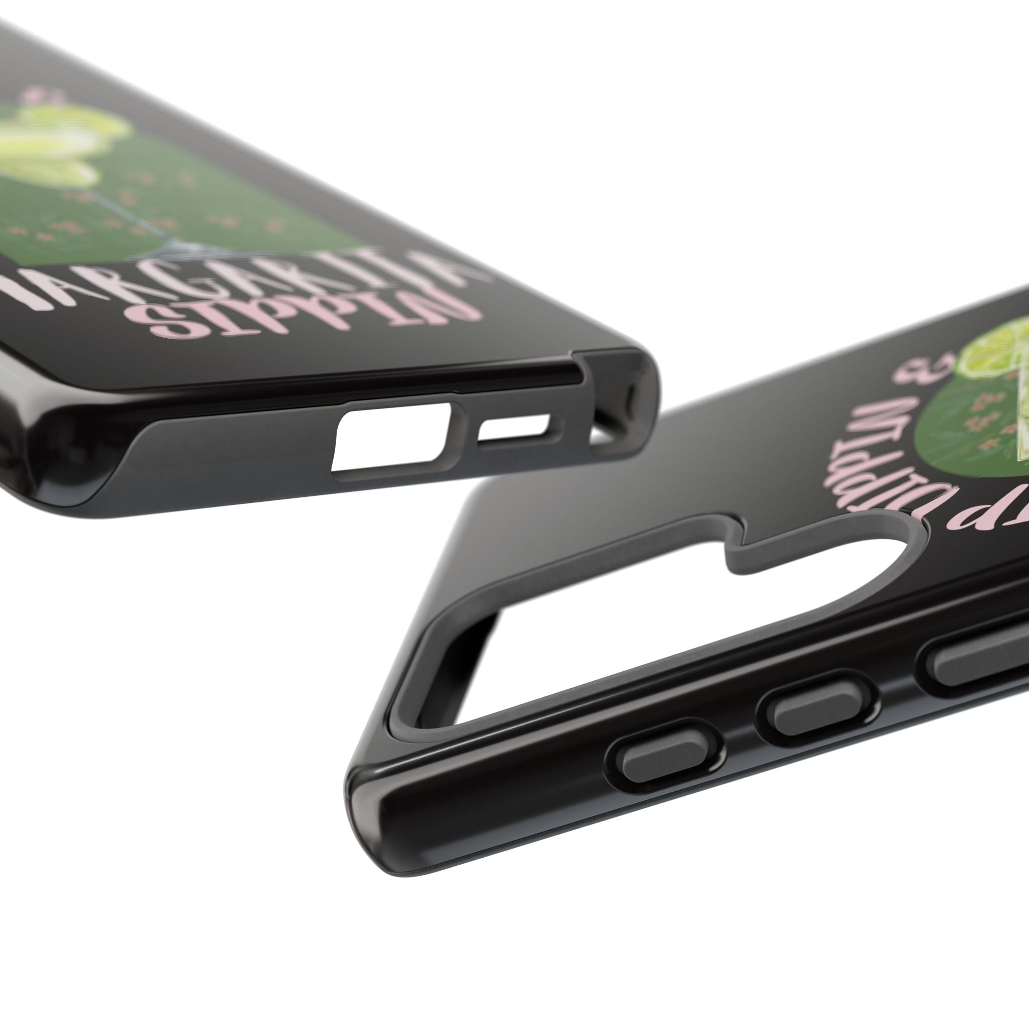Margarita Sippin' Phone Case – 'Chip Dippin & Margarita Sippin' Cocktail Graphic