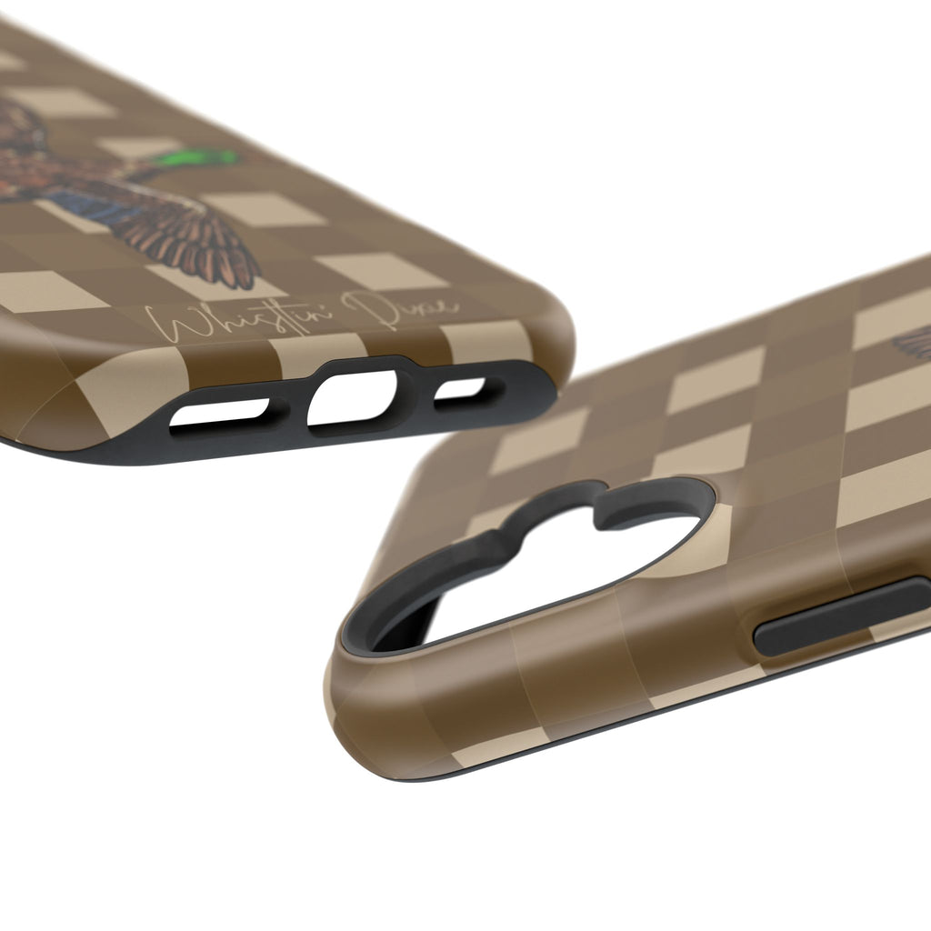 Duck Plaid Magnetic Impact-Resistant Phone Case