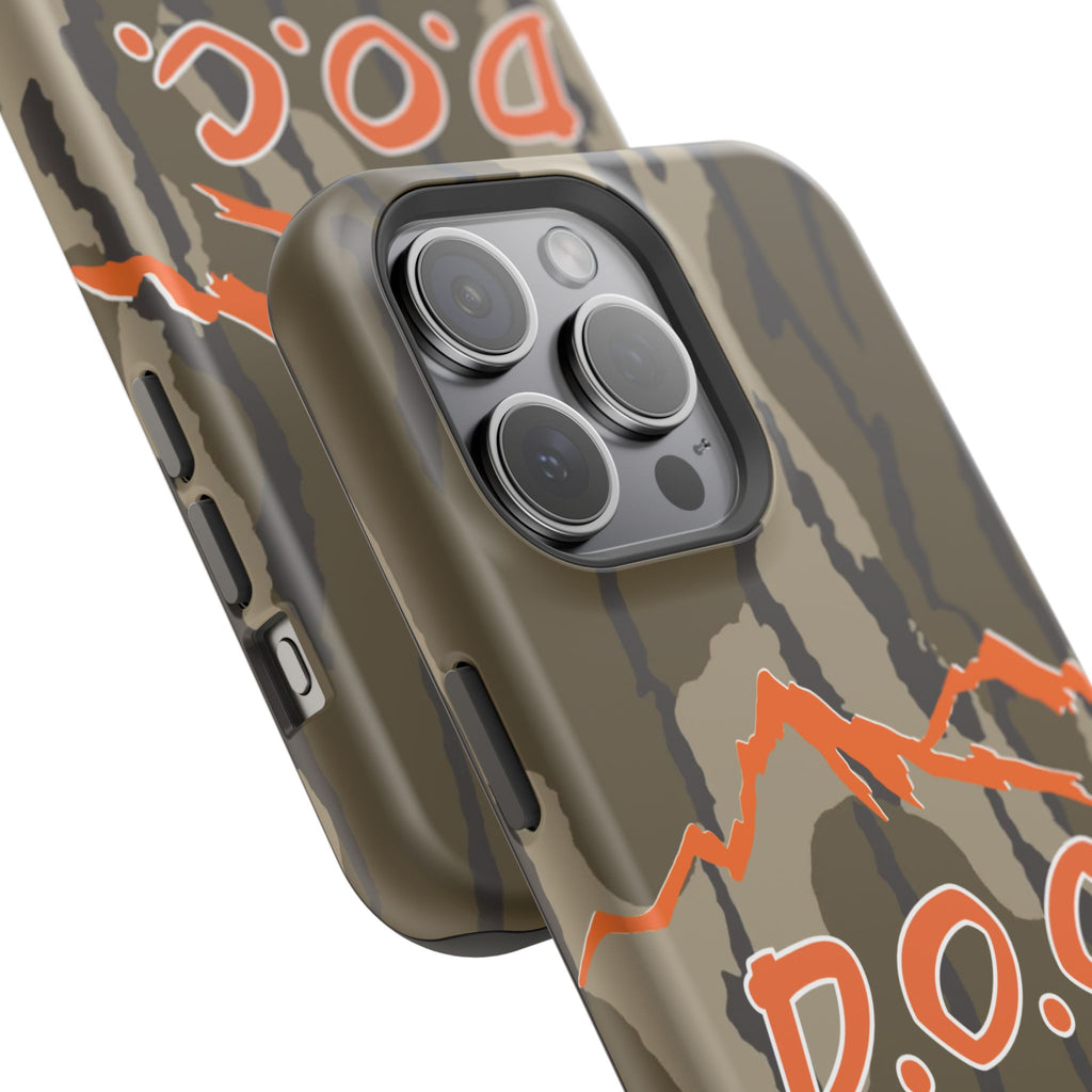 Camouflage Impact-Resistant Phone Case — D.O.C. Mountain Logo