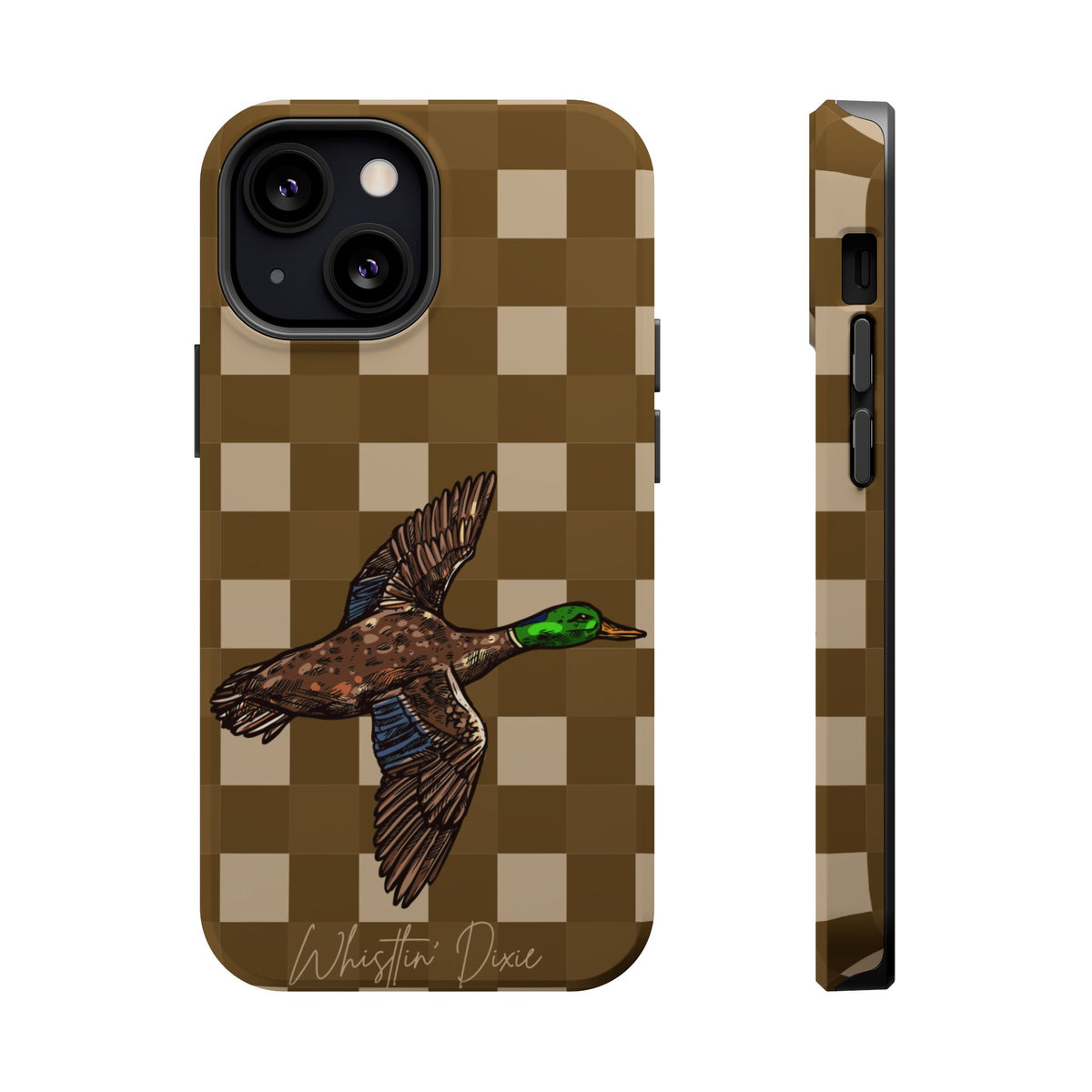 Duck Plaid Magnetic Impact-Resistant Phone Case