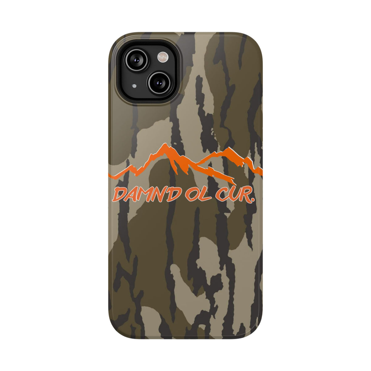 Camo Mountain Impact-Resistant Phone Case — 'Damn'd O'Clur' Outdoor Protective Cover